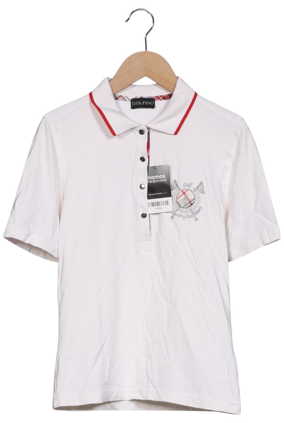 

Golfino Damen Poloshirt, weiß, Gr. 34