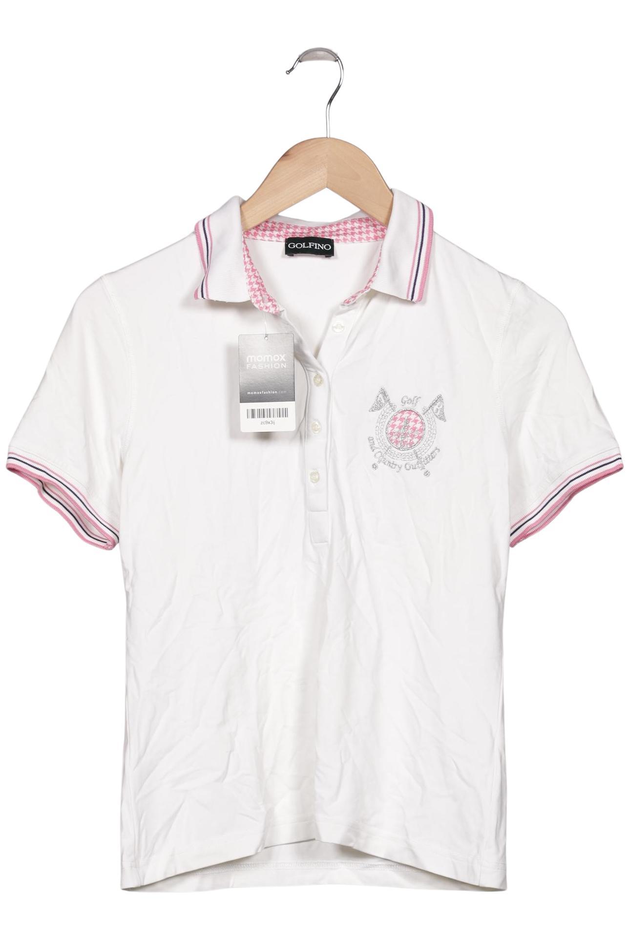 

Golfino Damen Poloshirt, weiß, Gr. 40