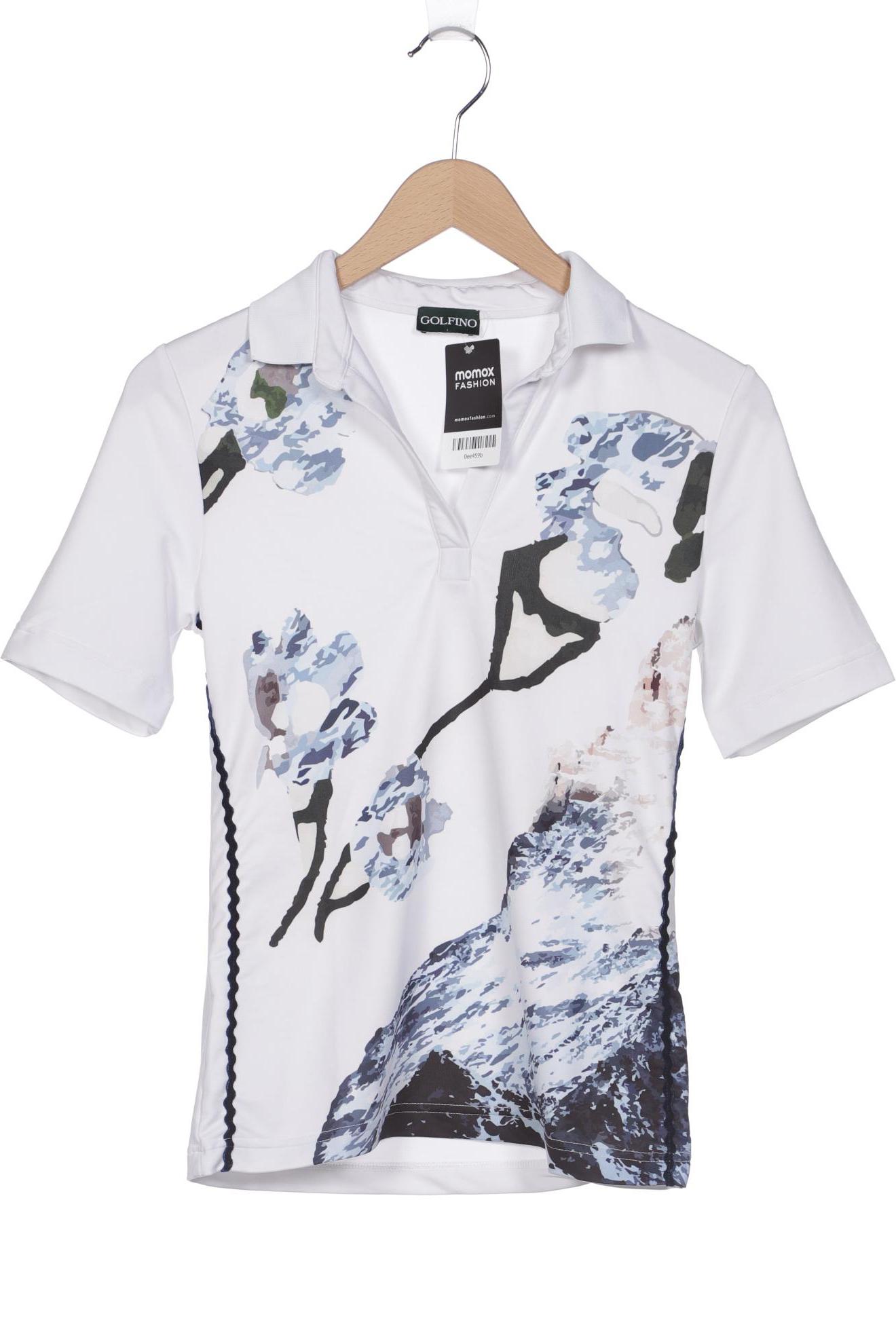 

Golfino Damen Poloshirt, weiß, Gr. 34