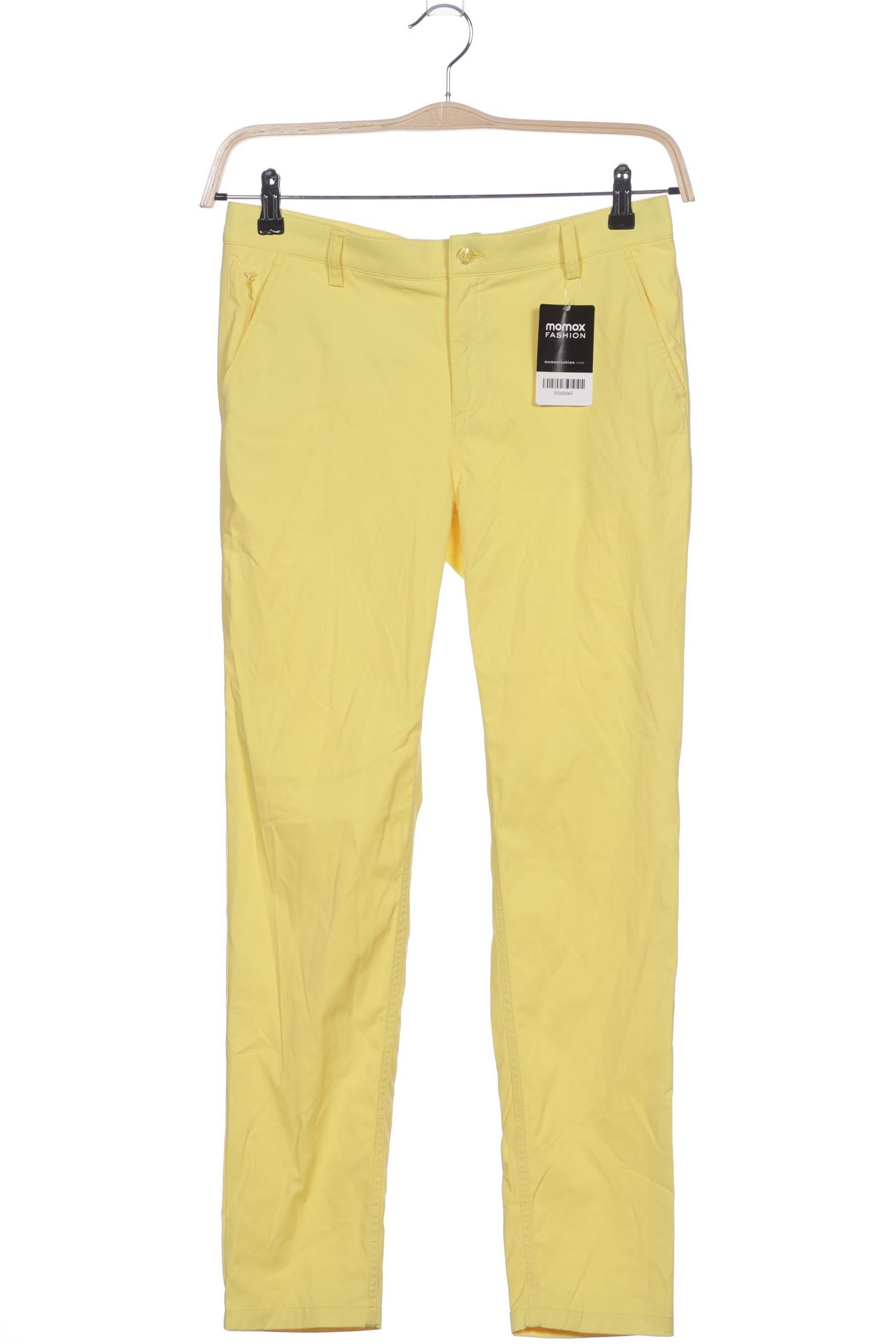 Thumbnail - Golfino Damen Stoffhose, gelb, Gr. 38