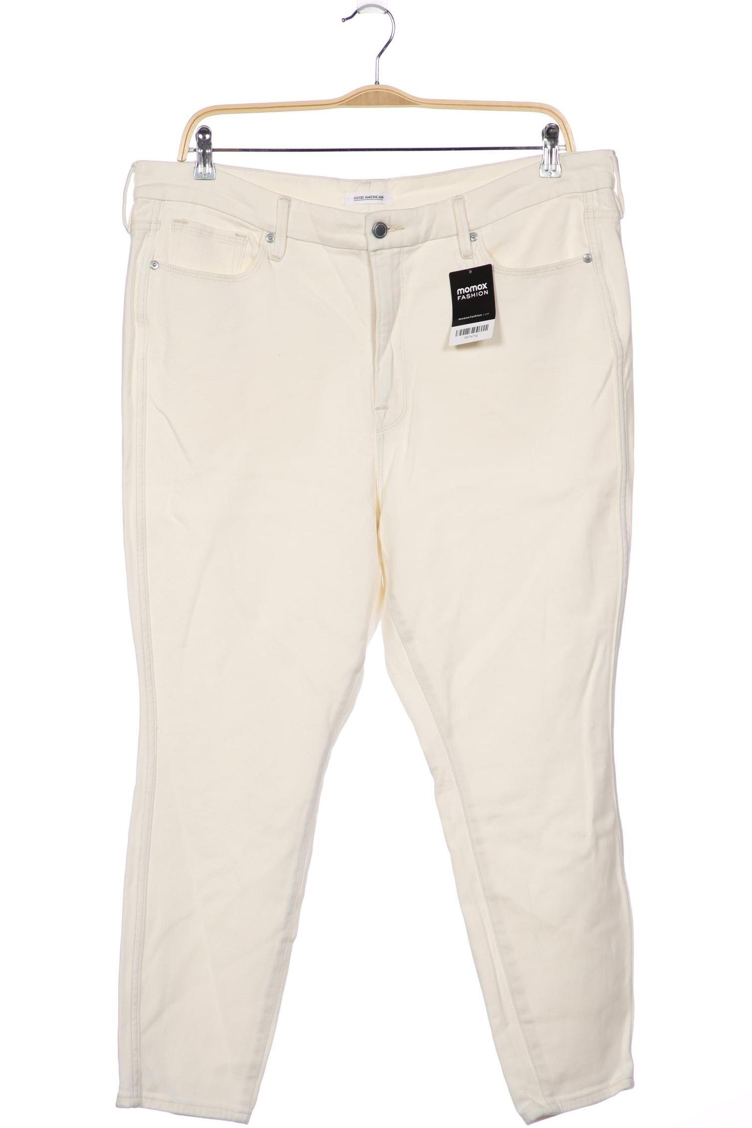 

Good American Damen Jeans, cremeweiß, Gr. 18