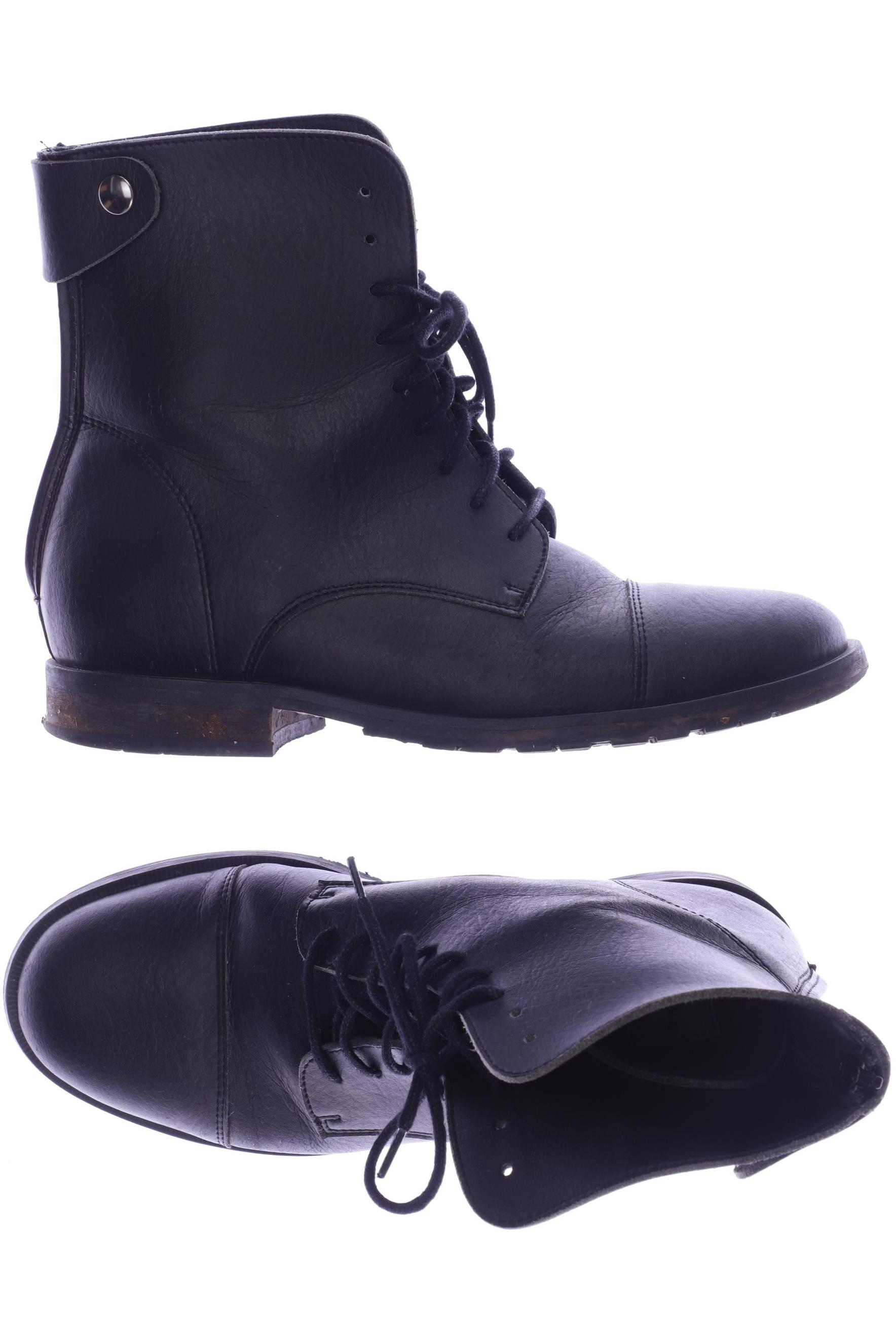 

good guys don't wear leather Damen Stiefelette, schwarz