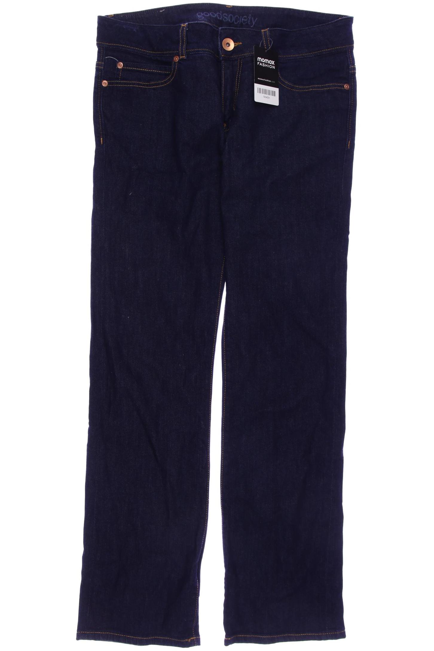 

goodsociety Damen Jeans, marineblau