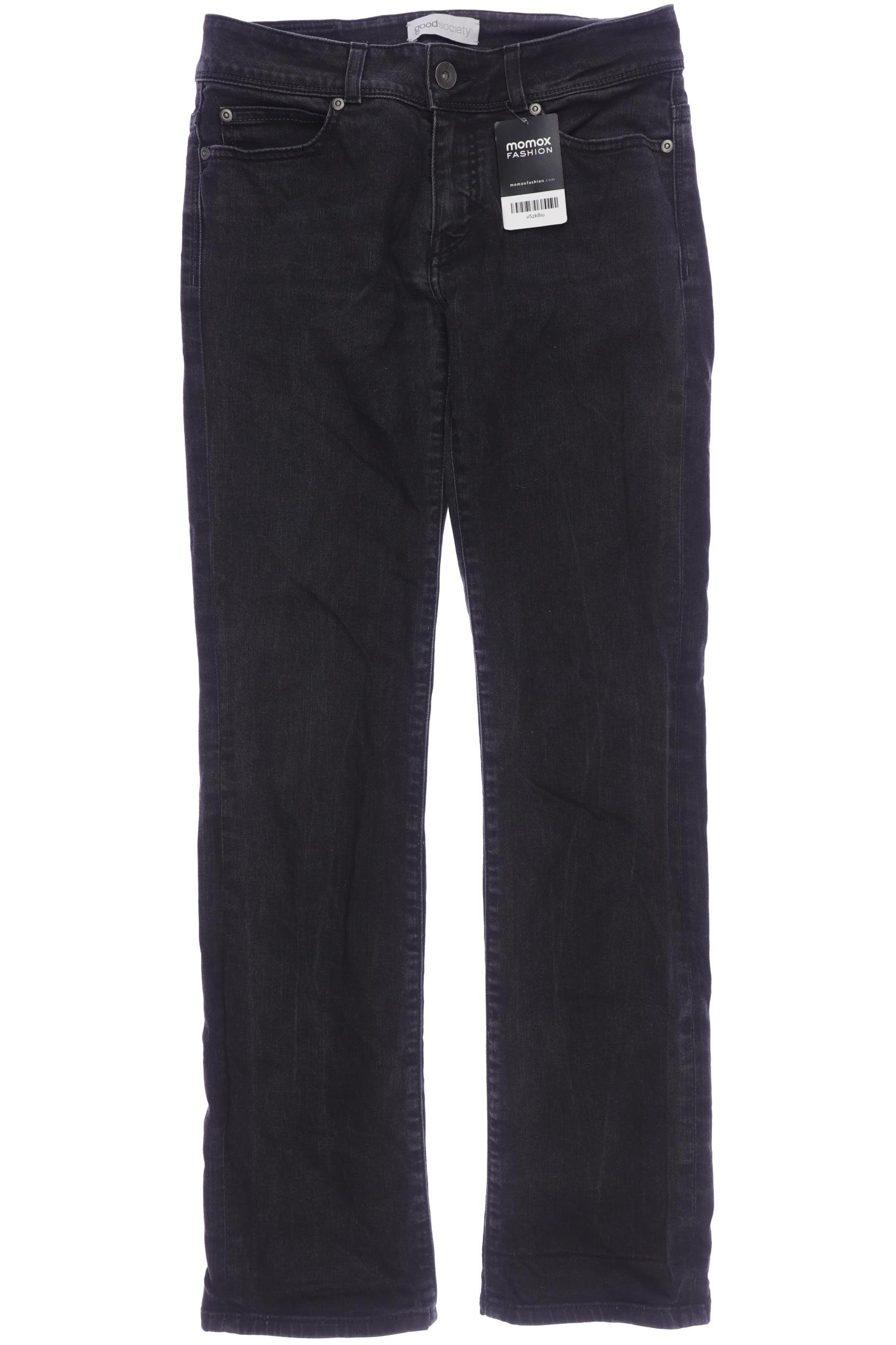 

goodsociety Damen Jeans, schwarz, Gr. 30