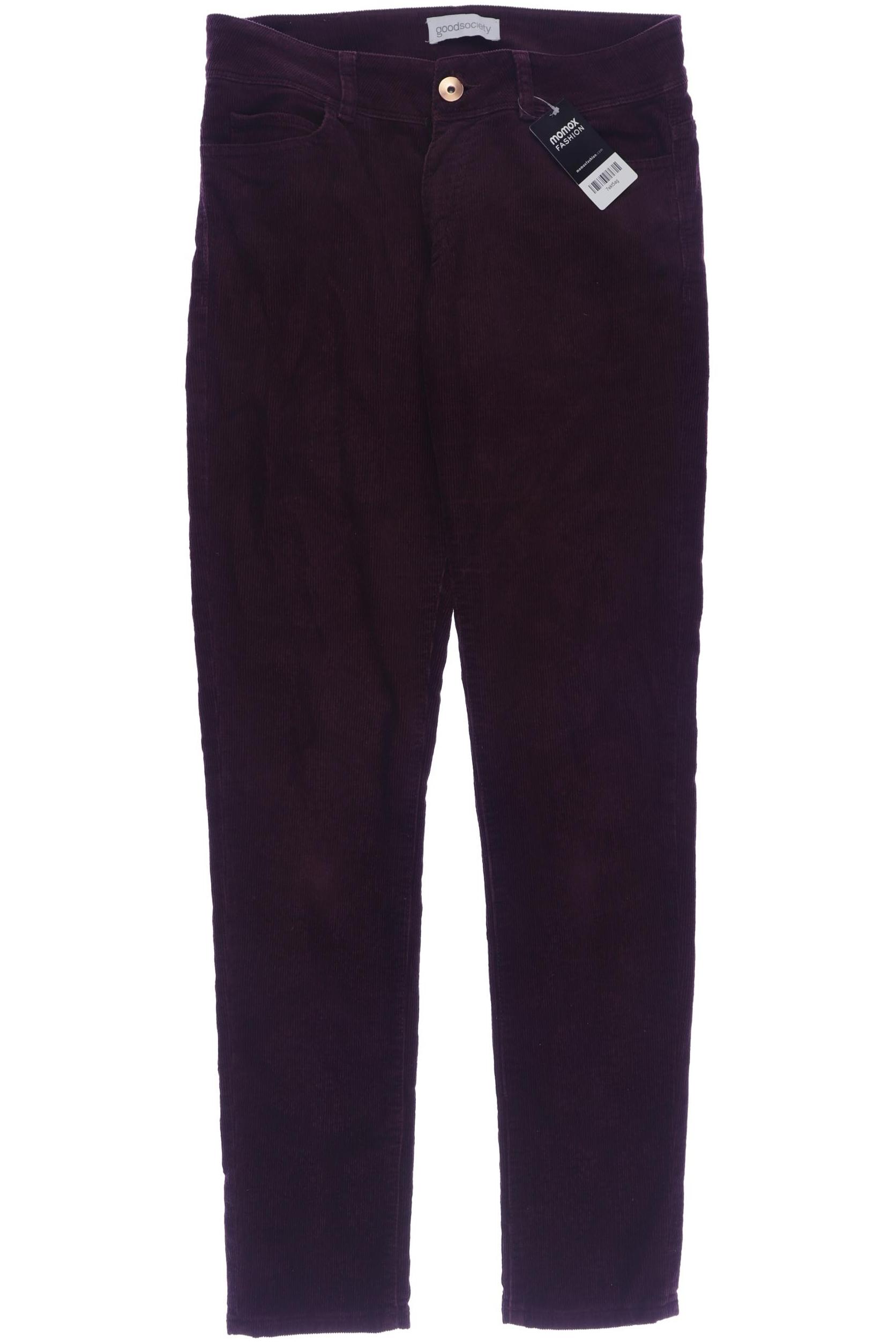 

goodsociety Damen Stoffhose, bordeaux, Gr. 29