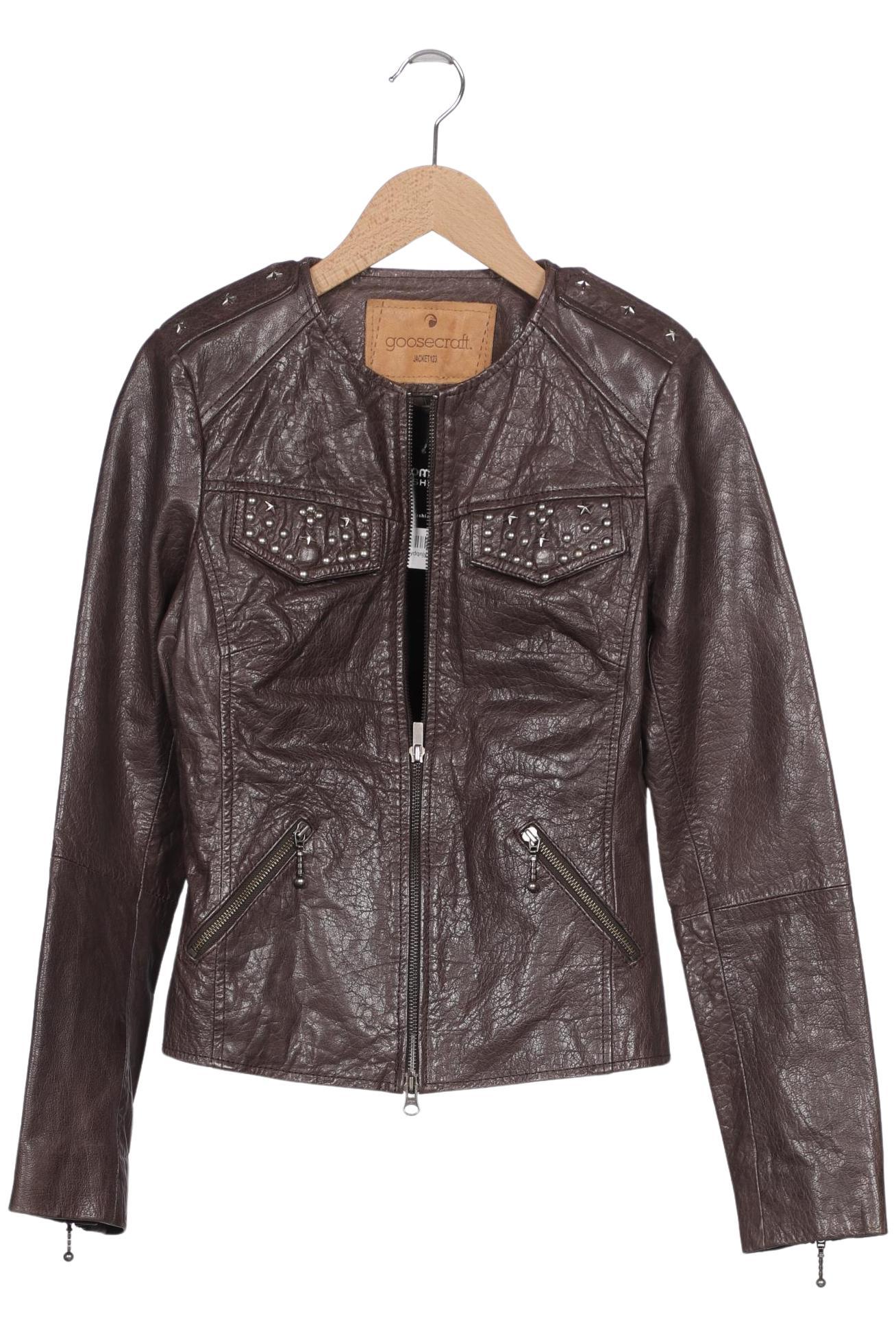 

goosecraft Damen Jacke, braun, Gr. 36