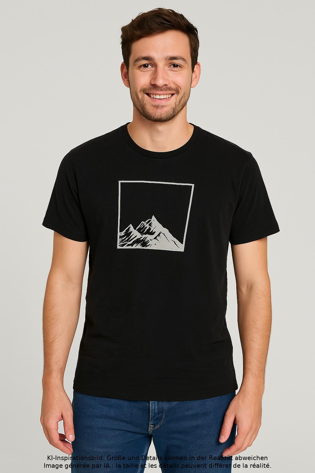 

gotsutsumu Herren T-Shirt, schwarz, Gr. 52