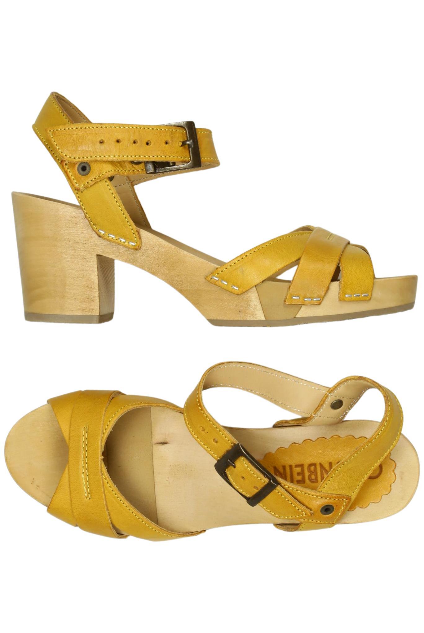 

Grünbein Damen Sandale, gelb, Gr. 36