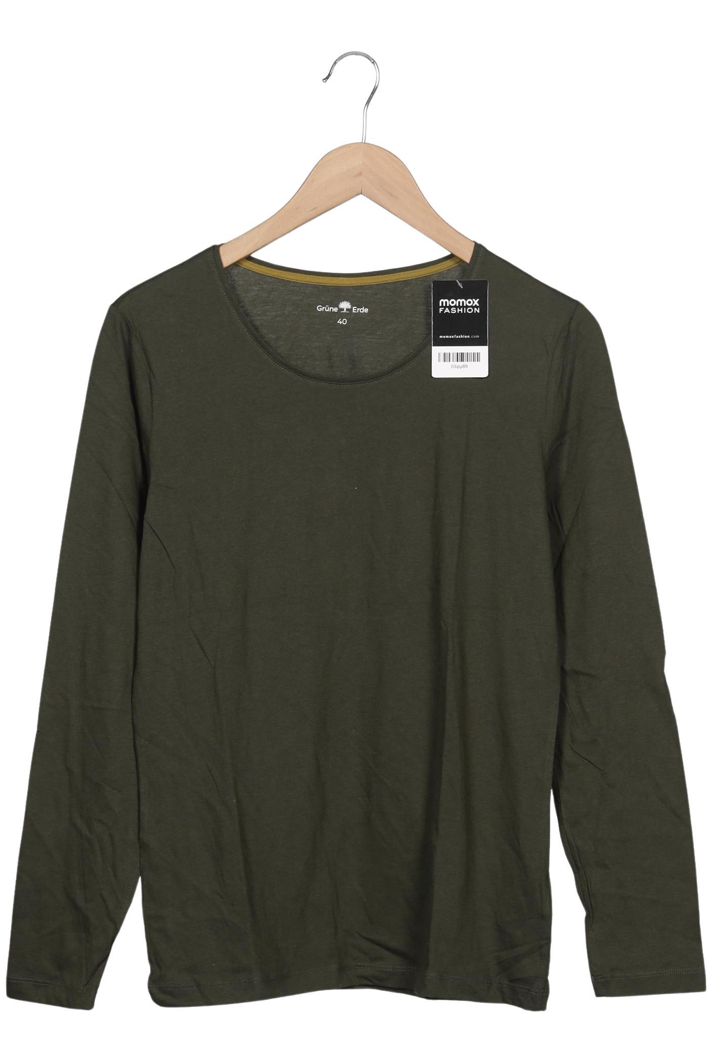 

Grüne Erde Damen Langarmshirt, grün, Gr. 40