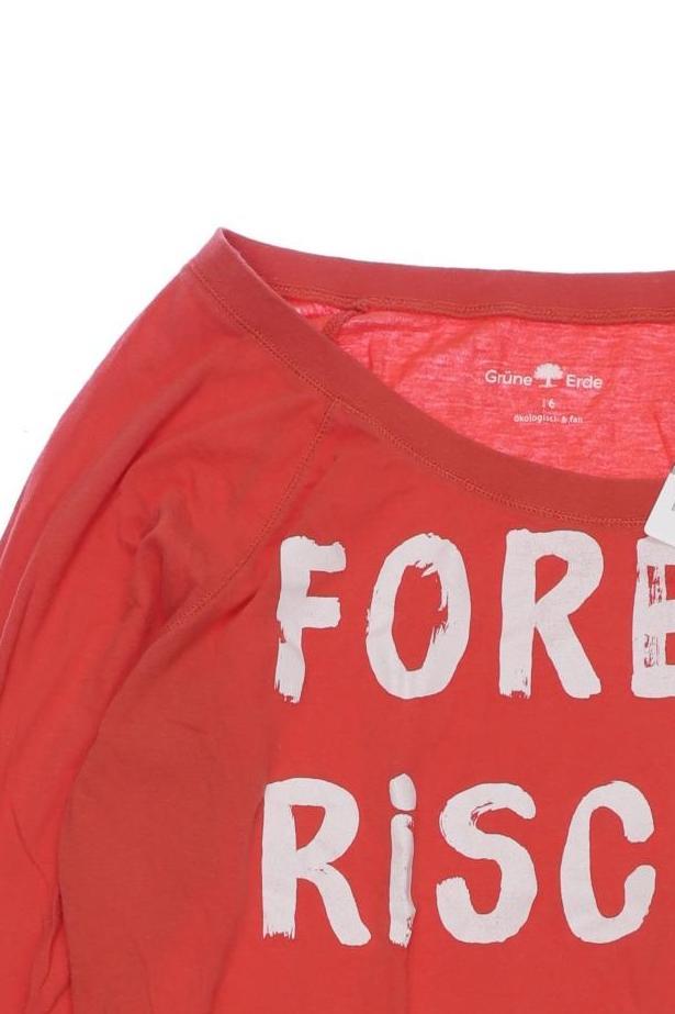 Thumbnail - Grüne Erde Mädchen Langarmshirt, rot, Gr. 176