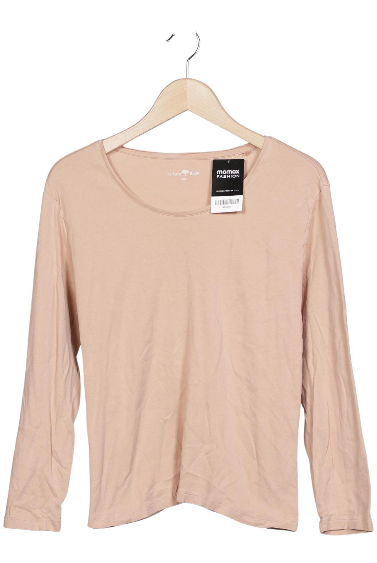 

Grüne Erde Damen Langarmshirt, beige, Gr. 46
