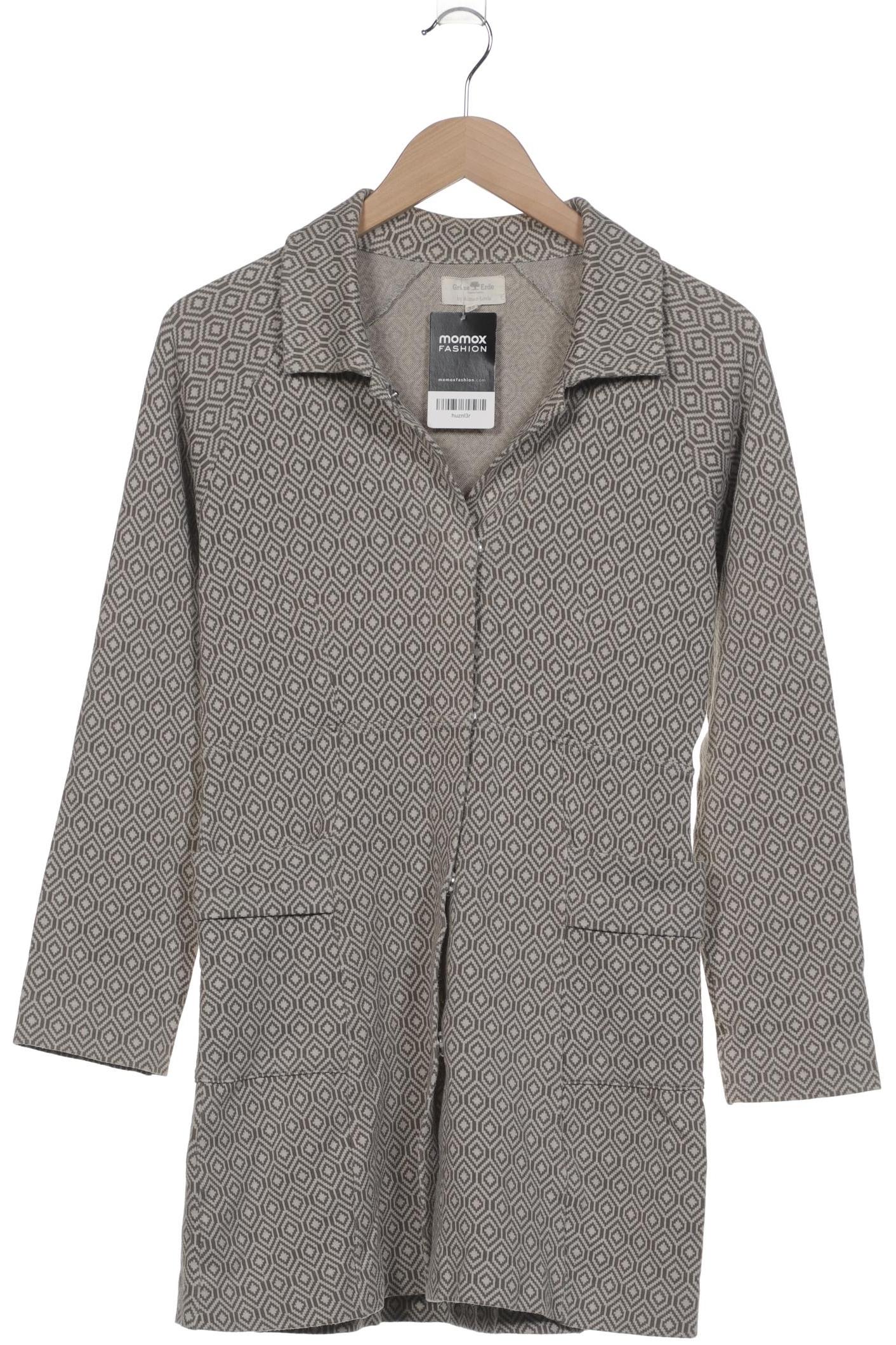 

Grüne Erde Damen Strickjacke, grau, Gr. 38