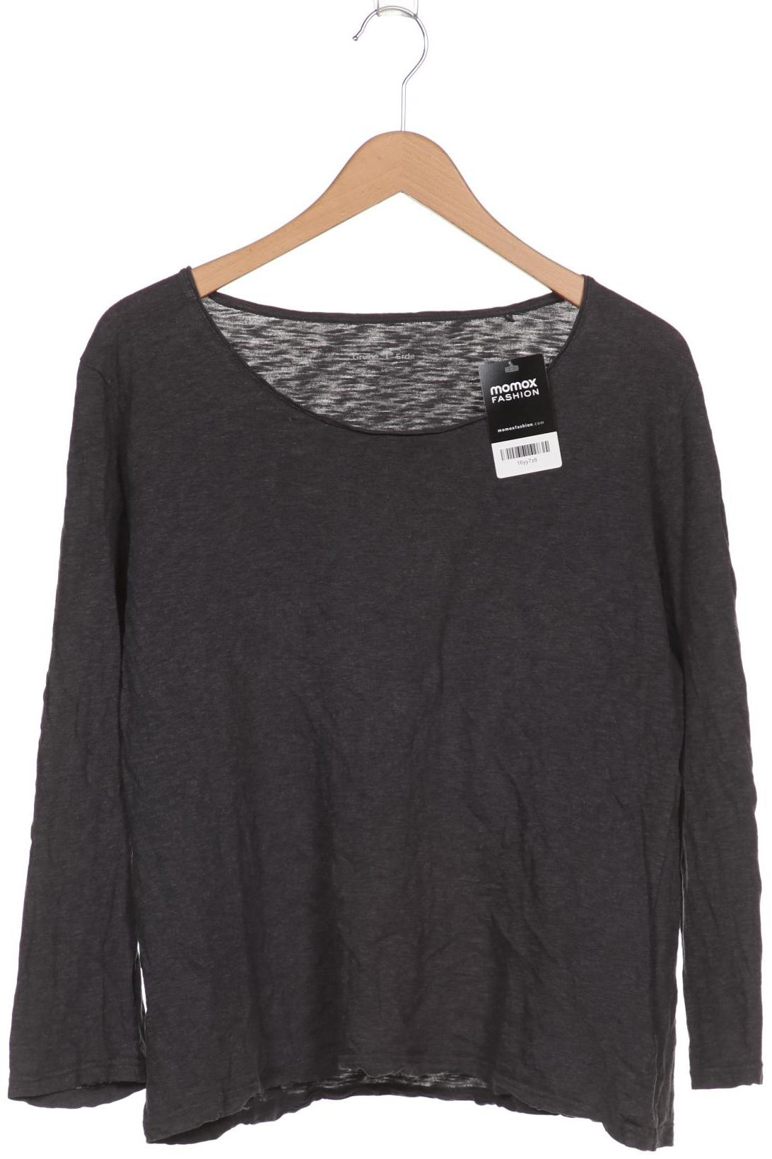 

Grüne Erde Damen Langarmshirt, grau