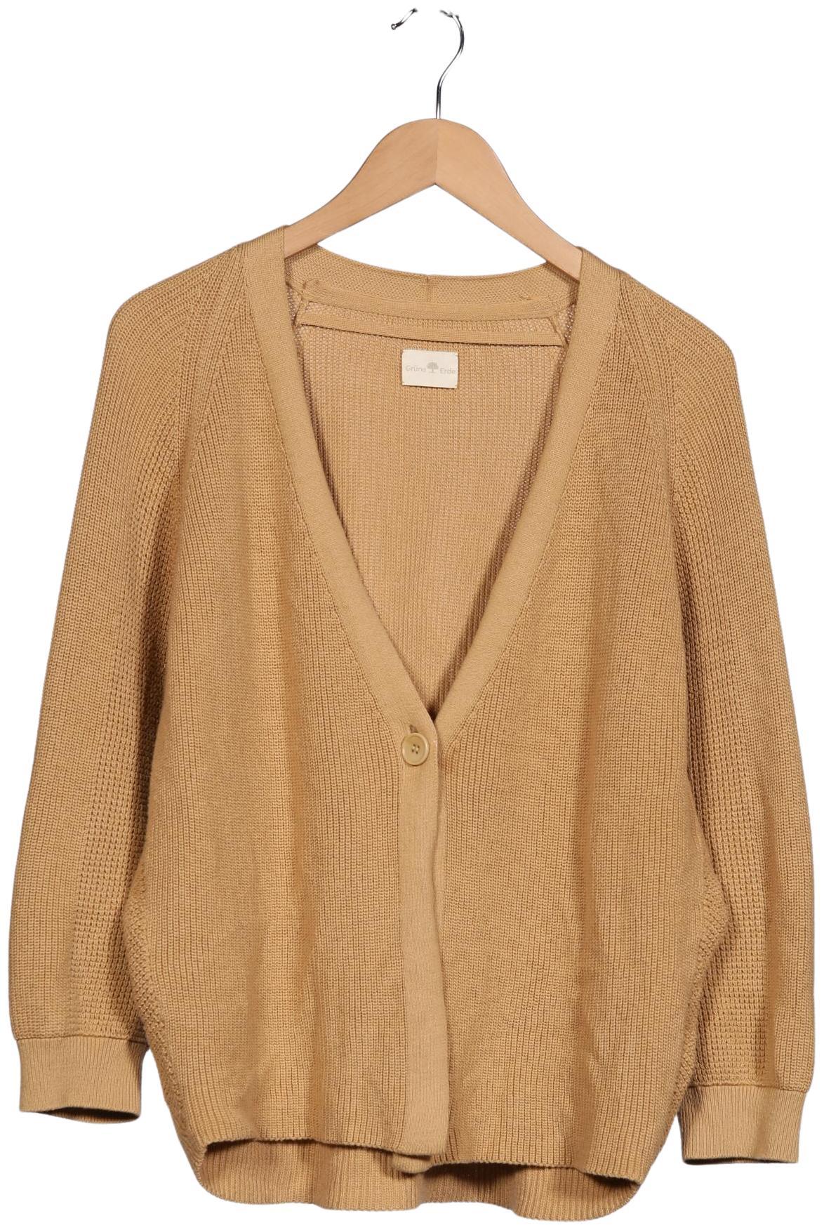 

Grüne Erde Damen Strickjacke, beige, Gr. 36