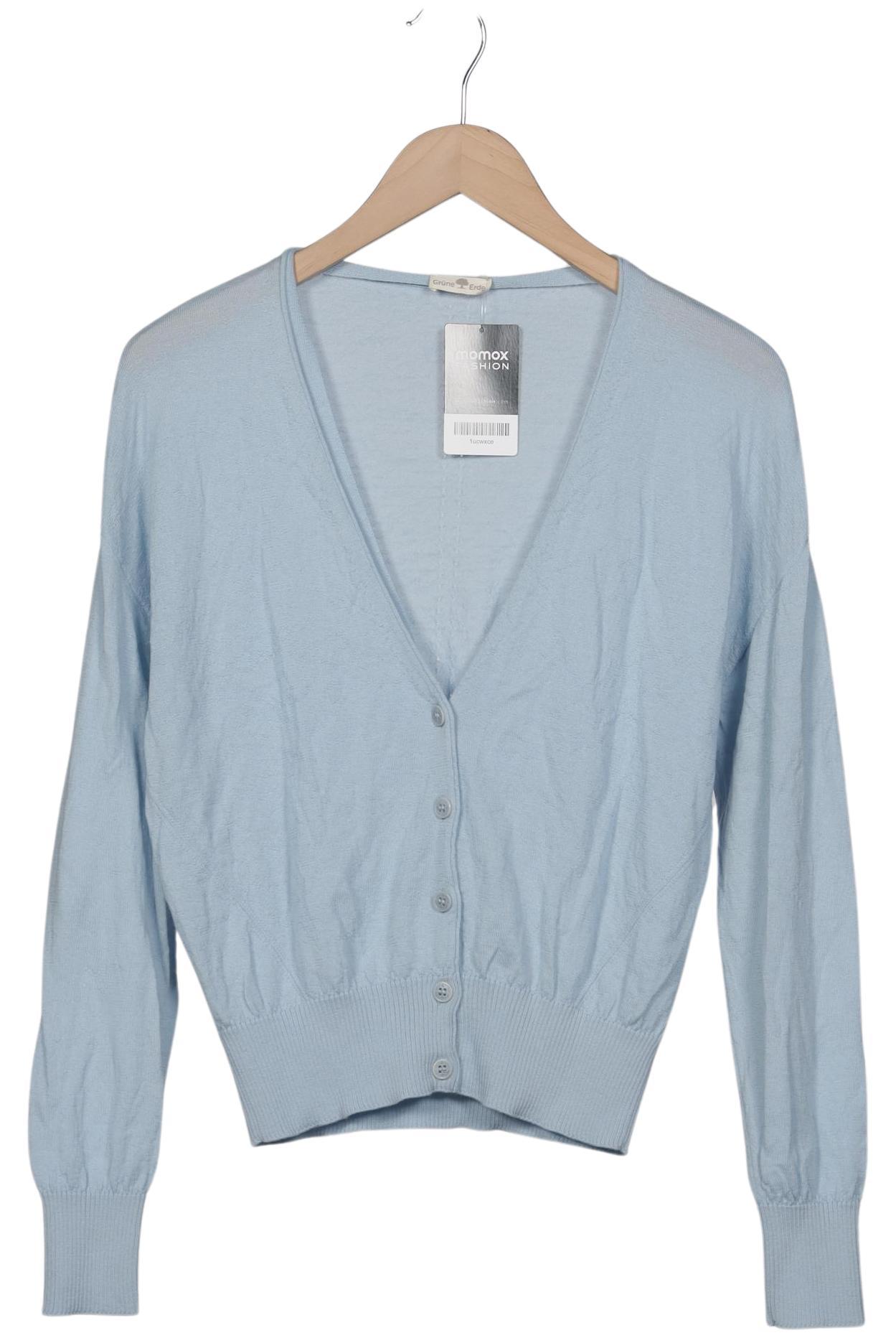 

Grüne Erde Damen Strickjacke, hellblau, Gr. 42