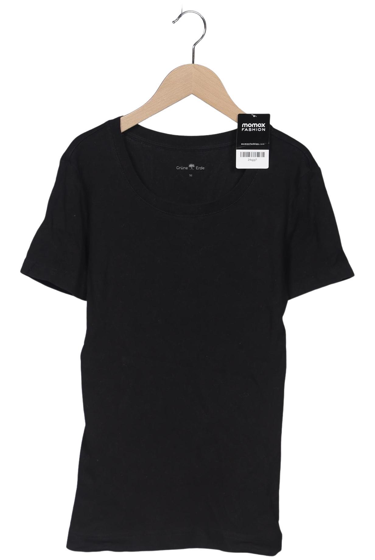Thumbnail - Grüne Erde Damen T-Shirt, schwarz, Gr. 36