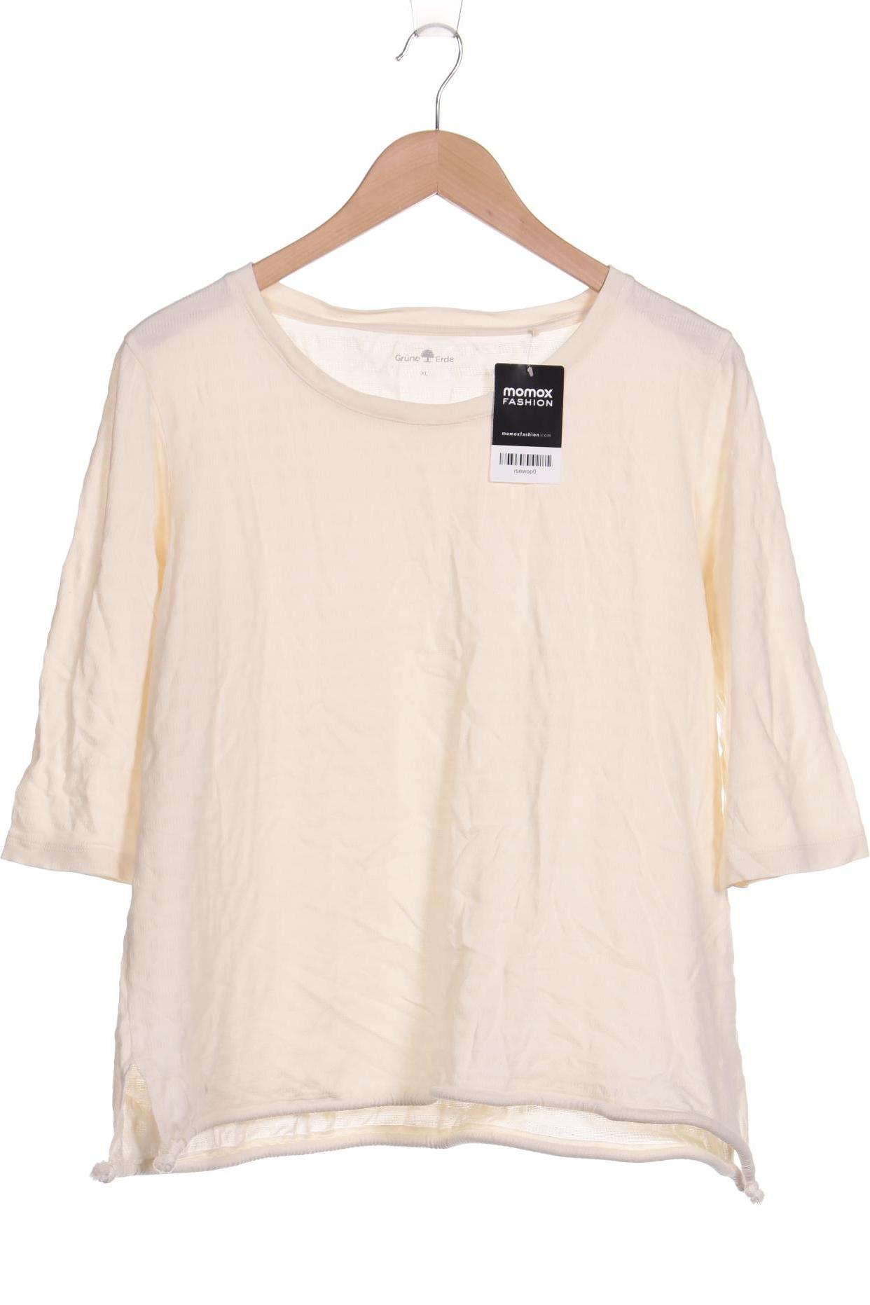 

Grüne Erde Damen Langarmshirt, cremeweiß, Gr. 44