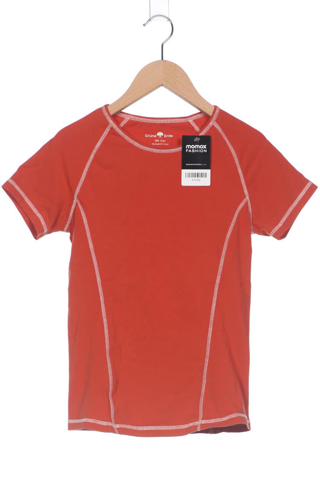 Thumbnail - Grüne Erde Damen T-Shirt, orange, Gr. 34