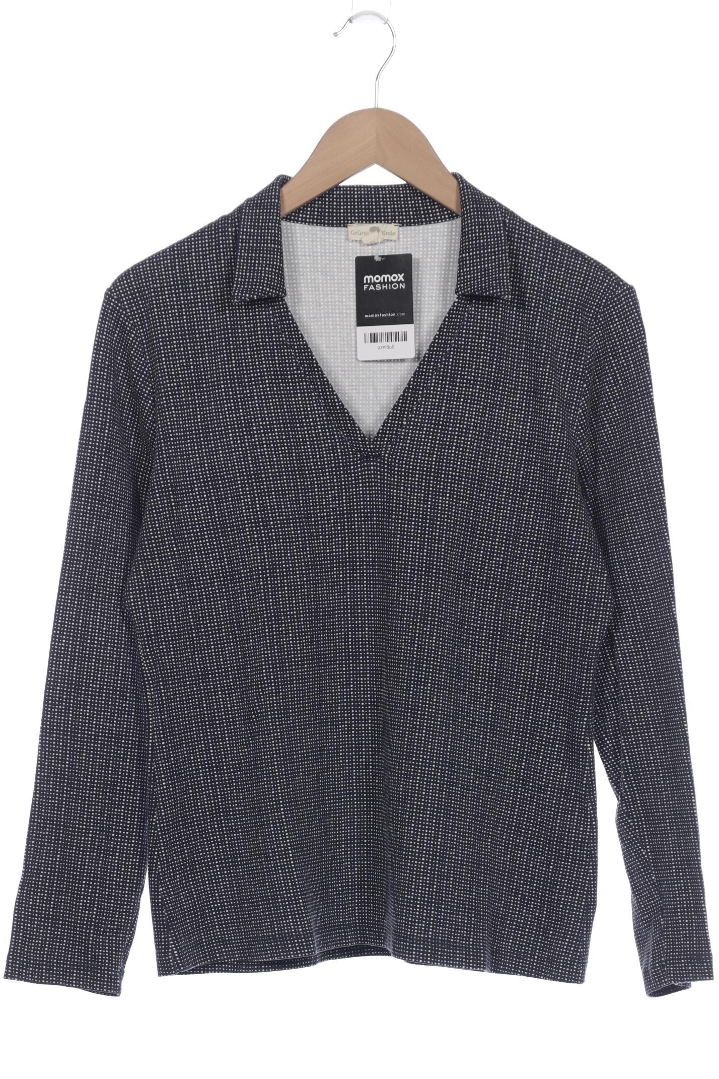 

Grüne Erde Damen Langarmshirt, marineblau, Gr. 42