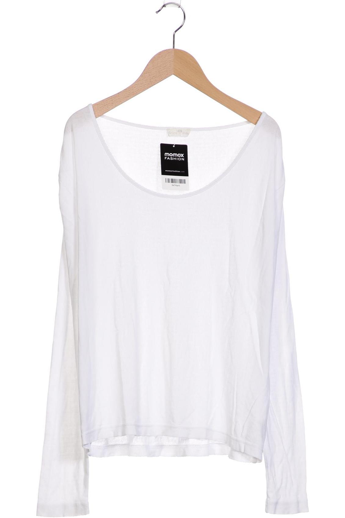 

Grüne Erde Damen Langarmshirt, weiß, Gr. 40