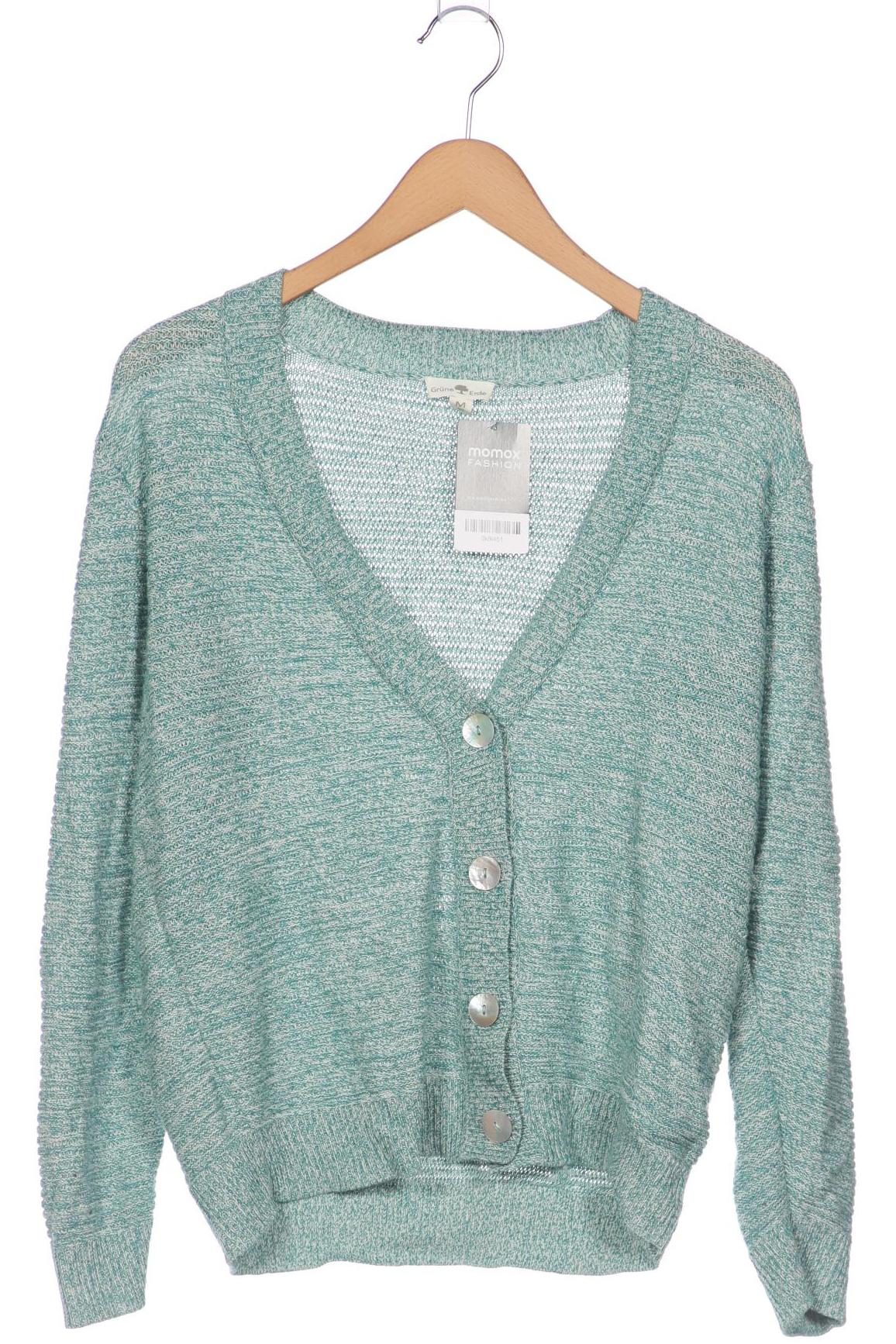 

Grüne Erde Damen Strickjacke, türkis, Gr. 40