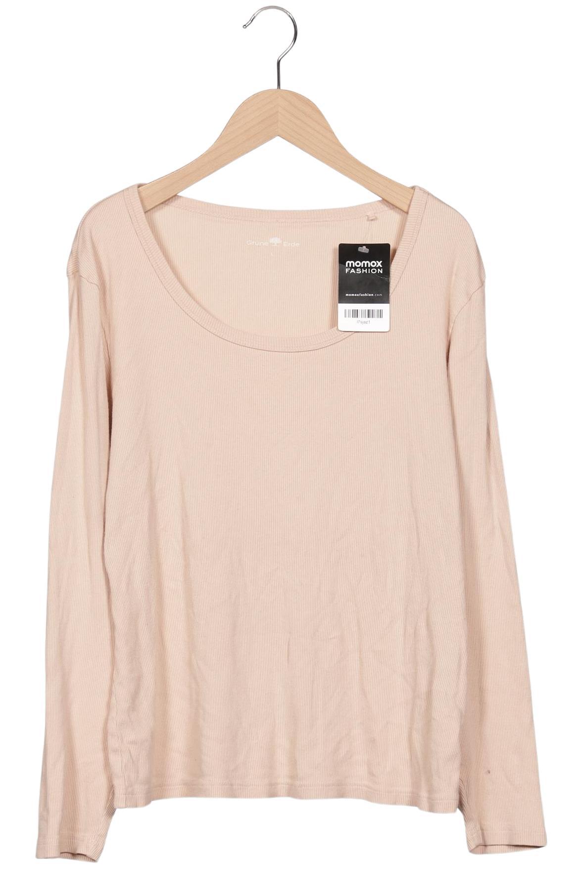 

Grüne Erde Damen Langarmshirt, beige, Gr. 42