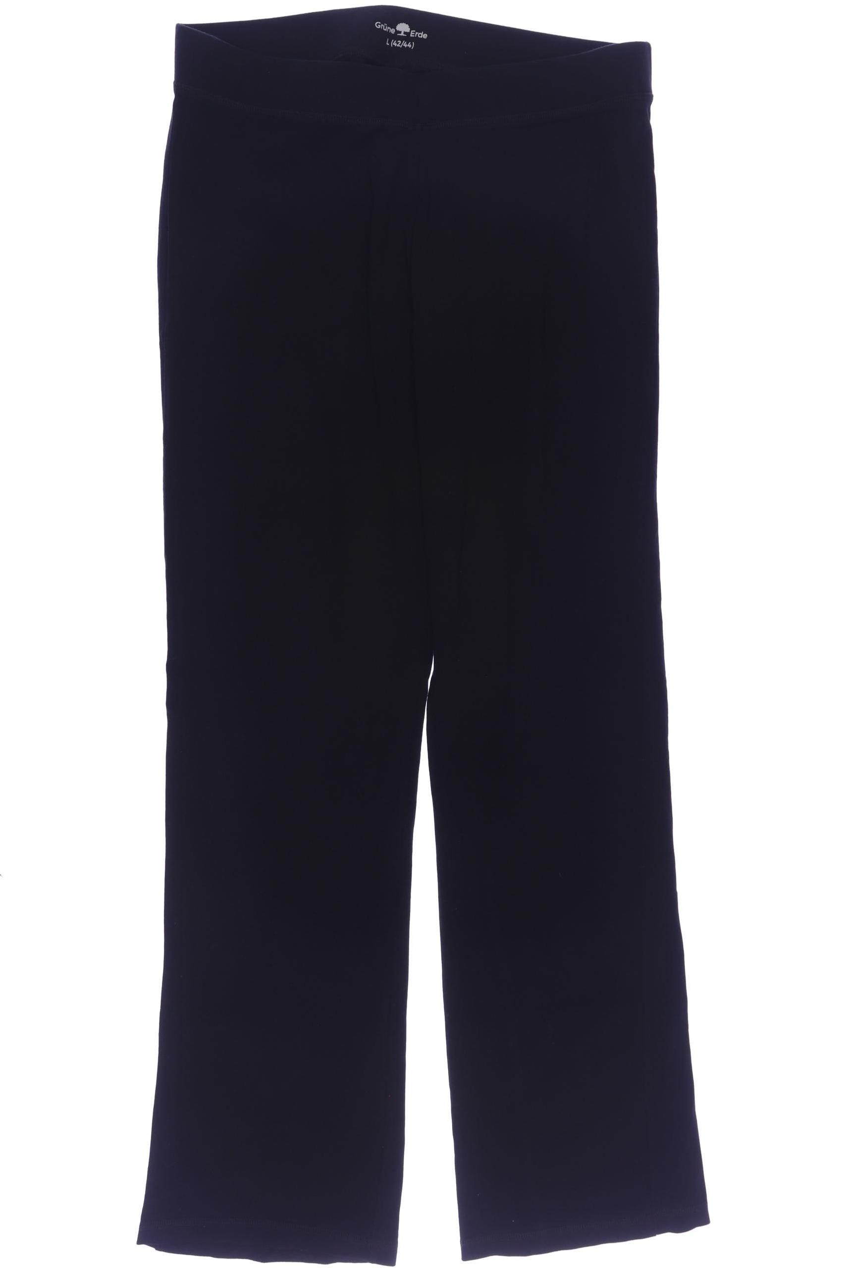 

Grüne Erde Damen Stoffhose, schwarz, Gr. 0