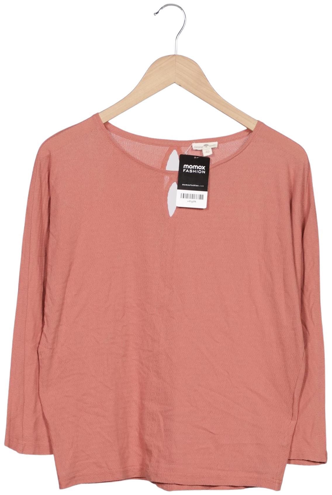 

Grüne Erde Damen Langarmshirt, pink, Gr. 40