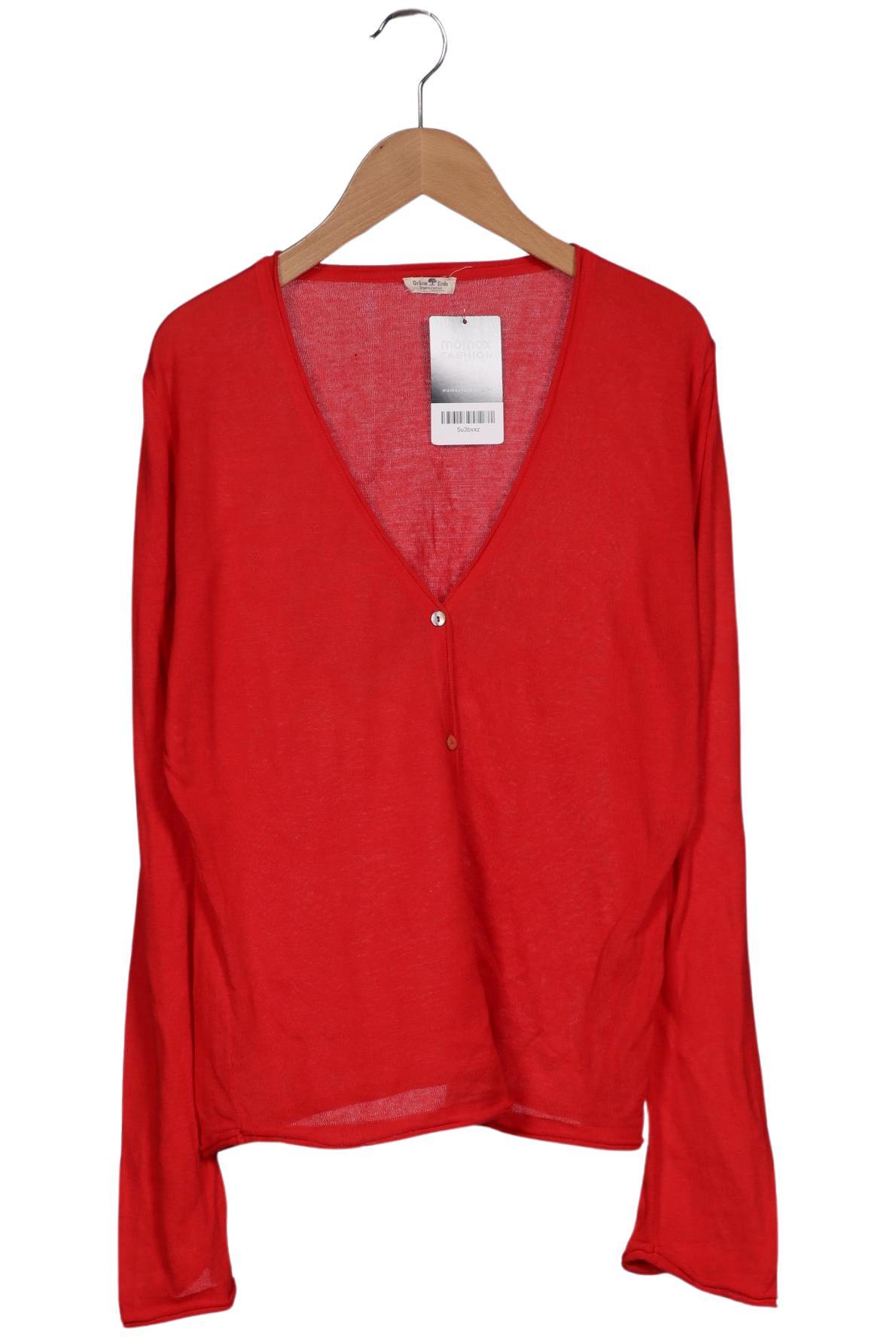 

Grüne Erde Damen Strickjacke, rot, Gr. 36