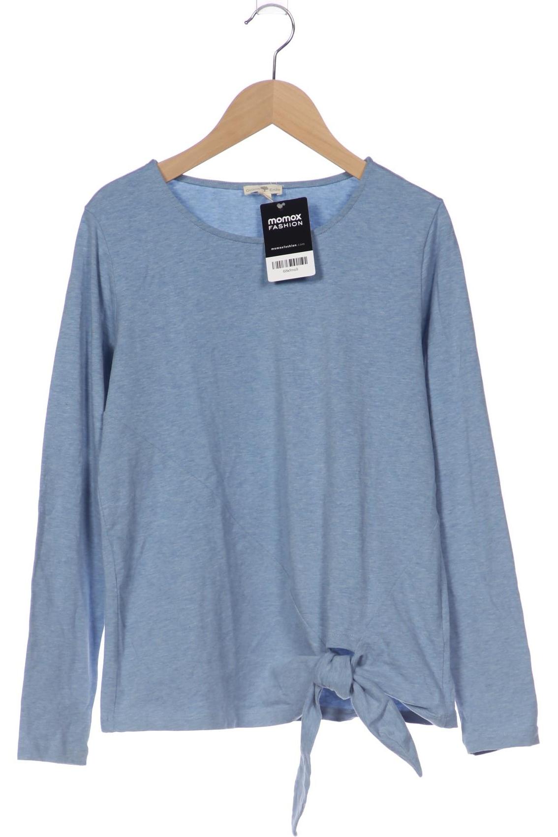 

Grüne Erde Damen Langarmshirt, blau, Gr. 34