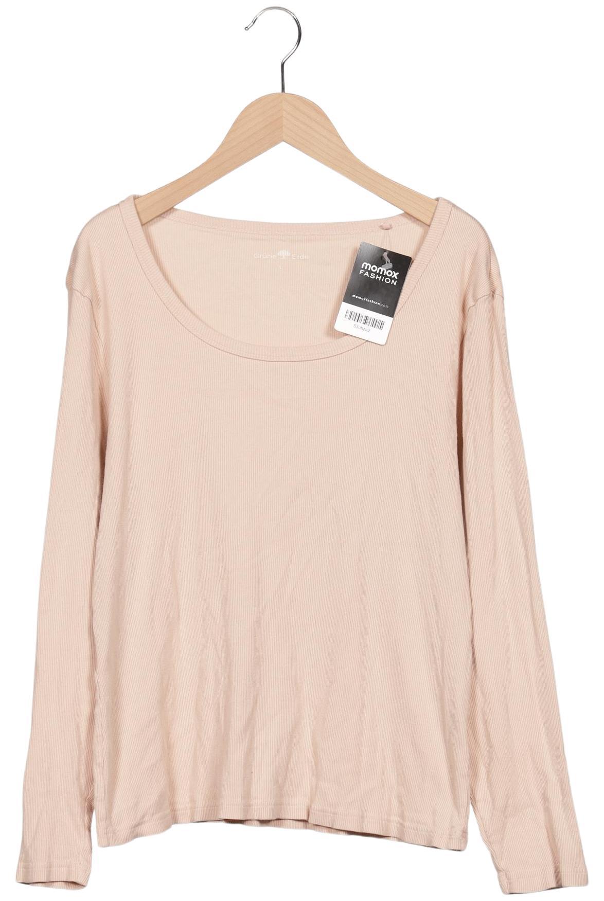 

Grüne Erde Damen Langarmshirt, beige, Gr. 42