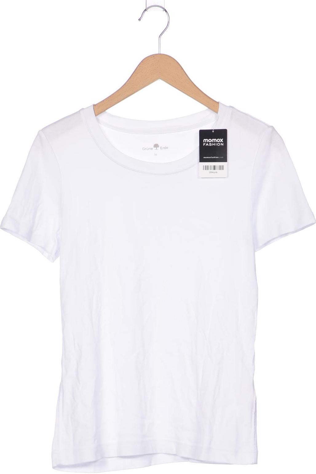 

Grüne Erde Damen T-Shirt, weiß, Gr. 38