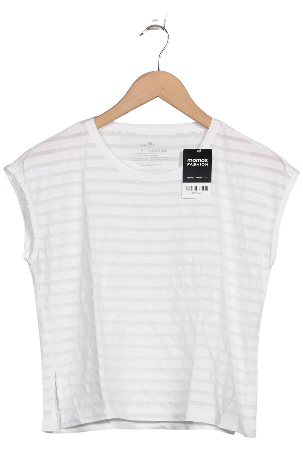 

Grüne Erde Damen T-Shirt, weiß, Gr. 34
