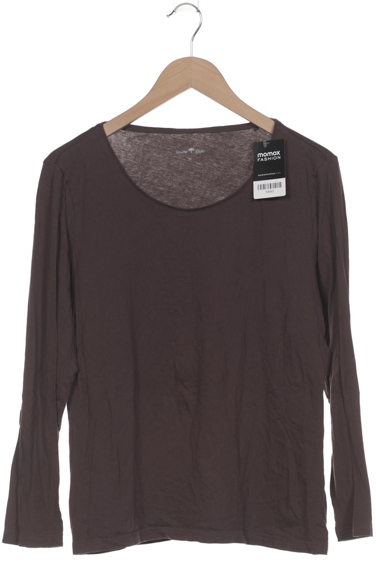 

Grüne Erde Damen Langarmshirt, braun, Gr. 46