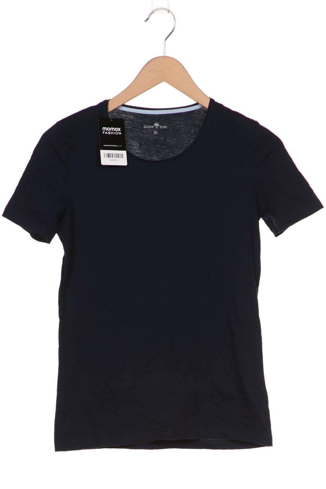 

Grüne Erde Damen T-Shirt, marineblau