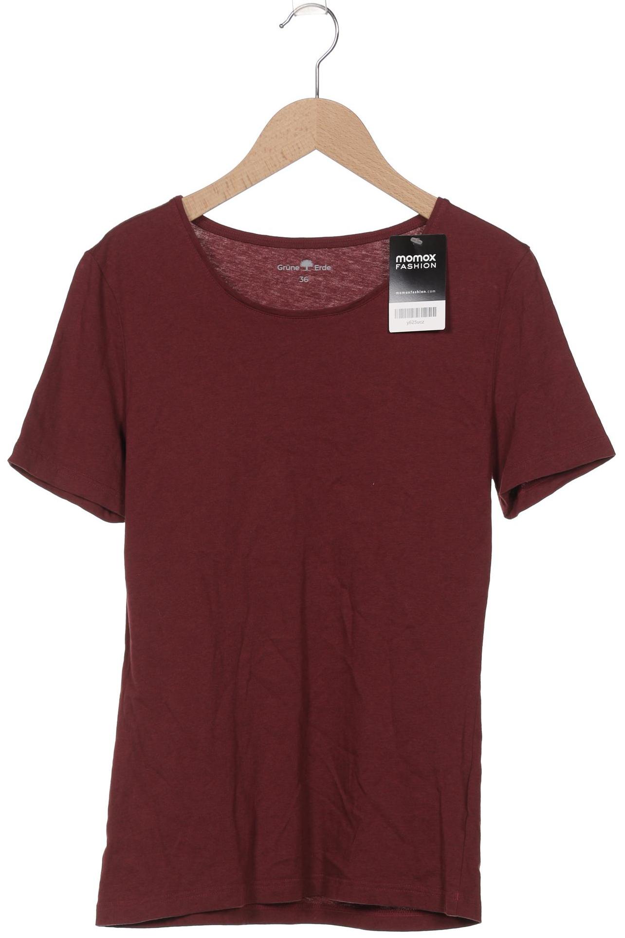 

Grüne Erde Damen T-Shirt, bordeaux, Gr. 36