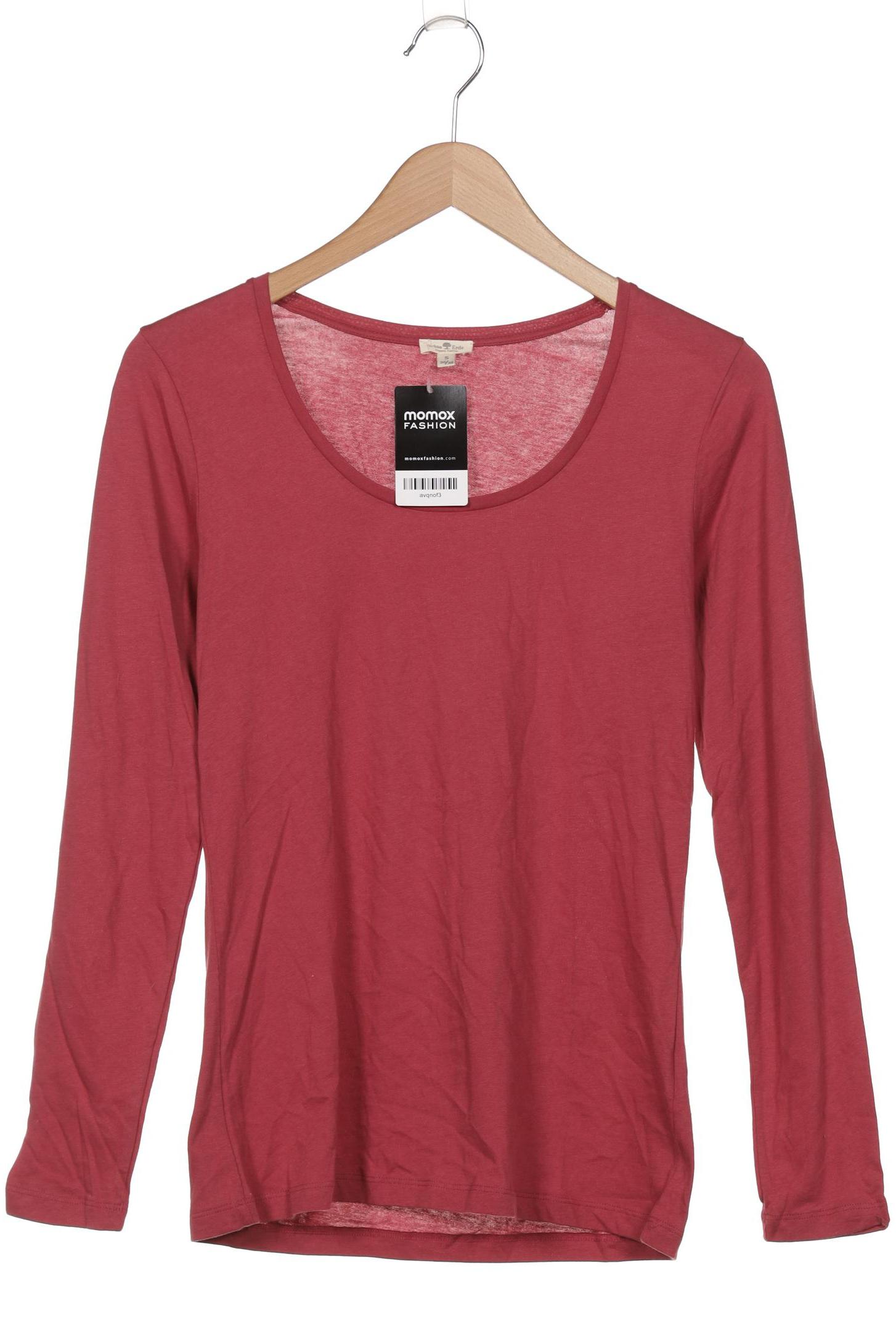 

Grüne Erde Damen Langarmshirt, rot, Gr. 36