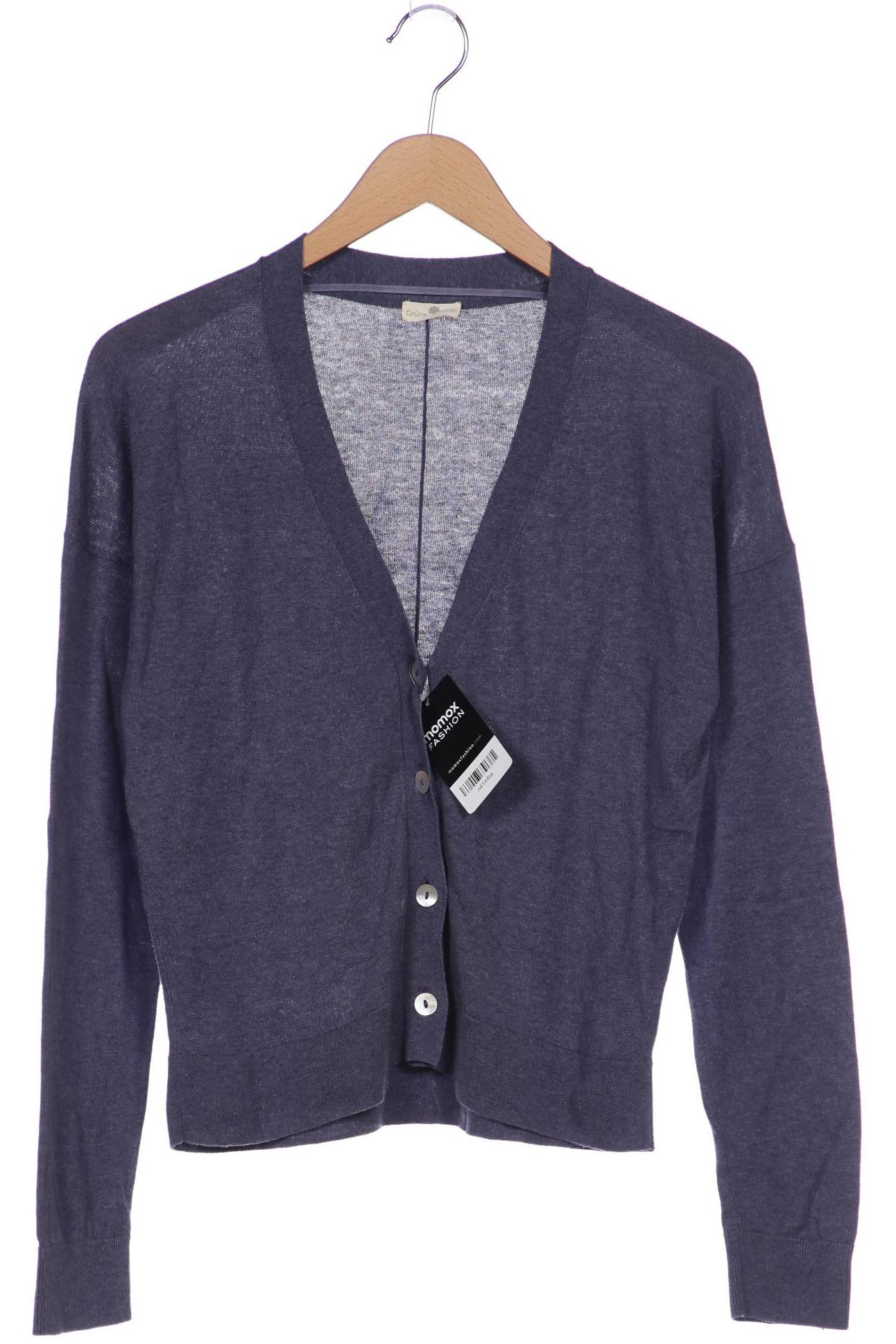 

Grüne Erde Damen Strickjacke, blau, Gr. 38