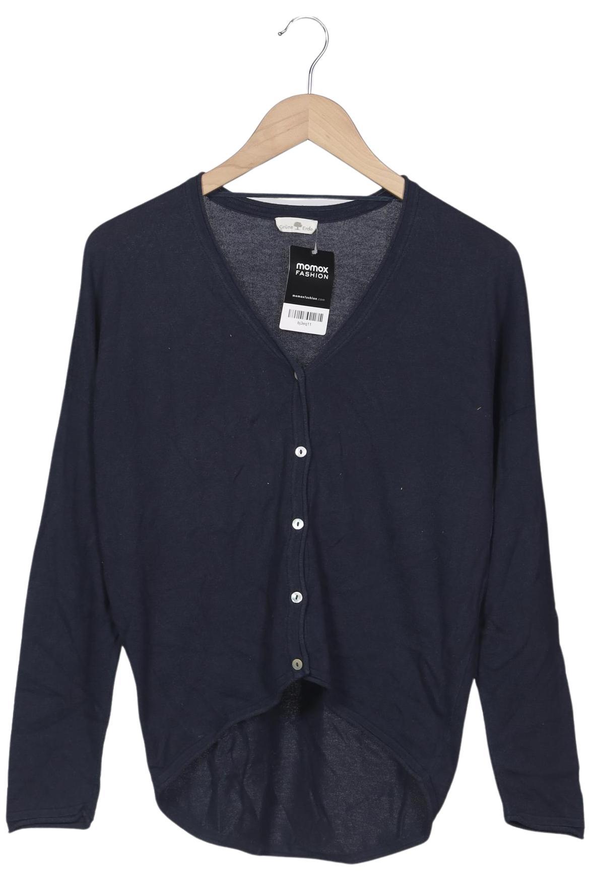 

Grüne Erde Damen Strickjacke, marineblau, Gr. 44