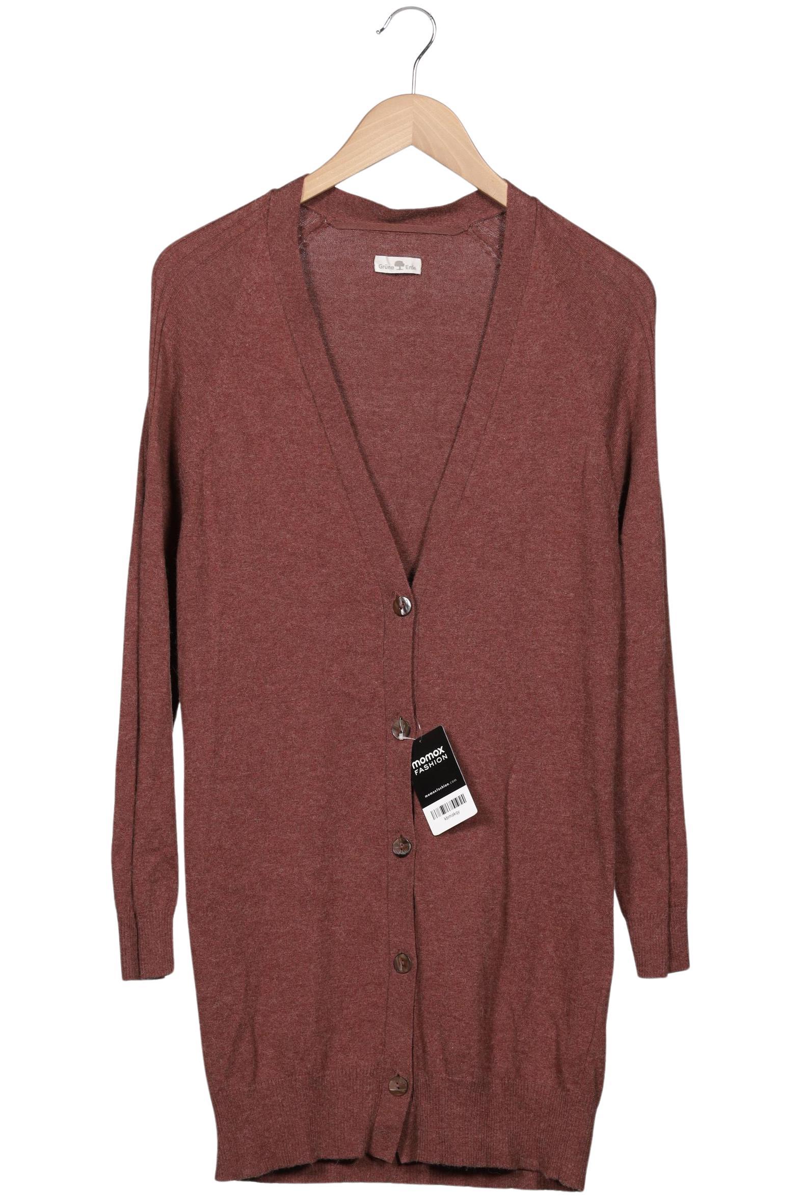 

Grüne Erde Damen Strickjacke, bordeaux, Gr. 34