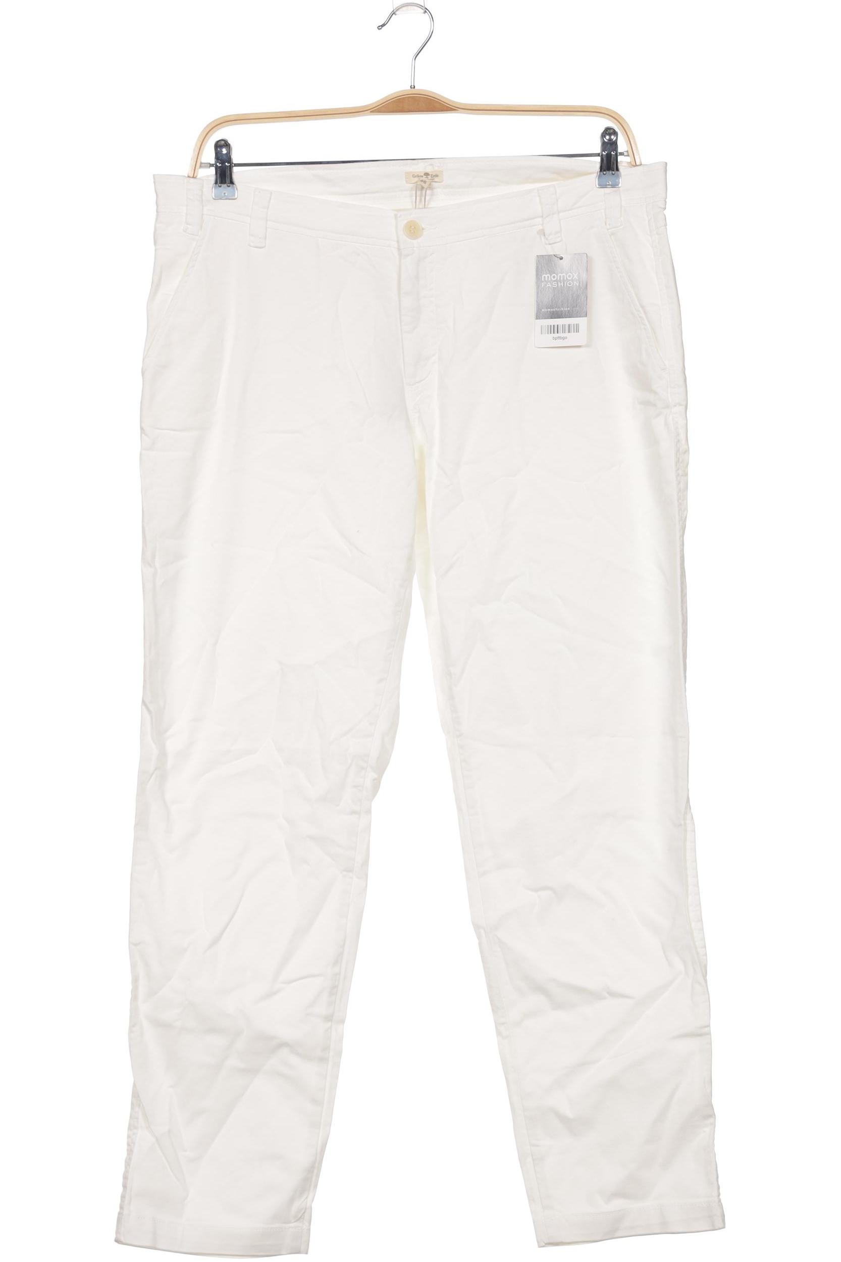 

Grüne Erde Damen Stoffhose, weiß, Gr. 46