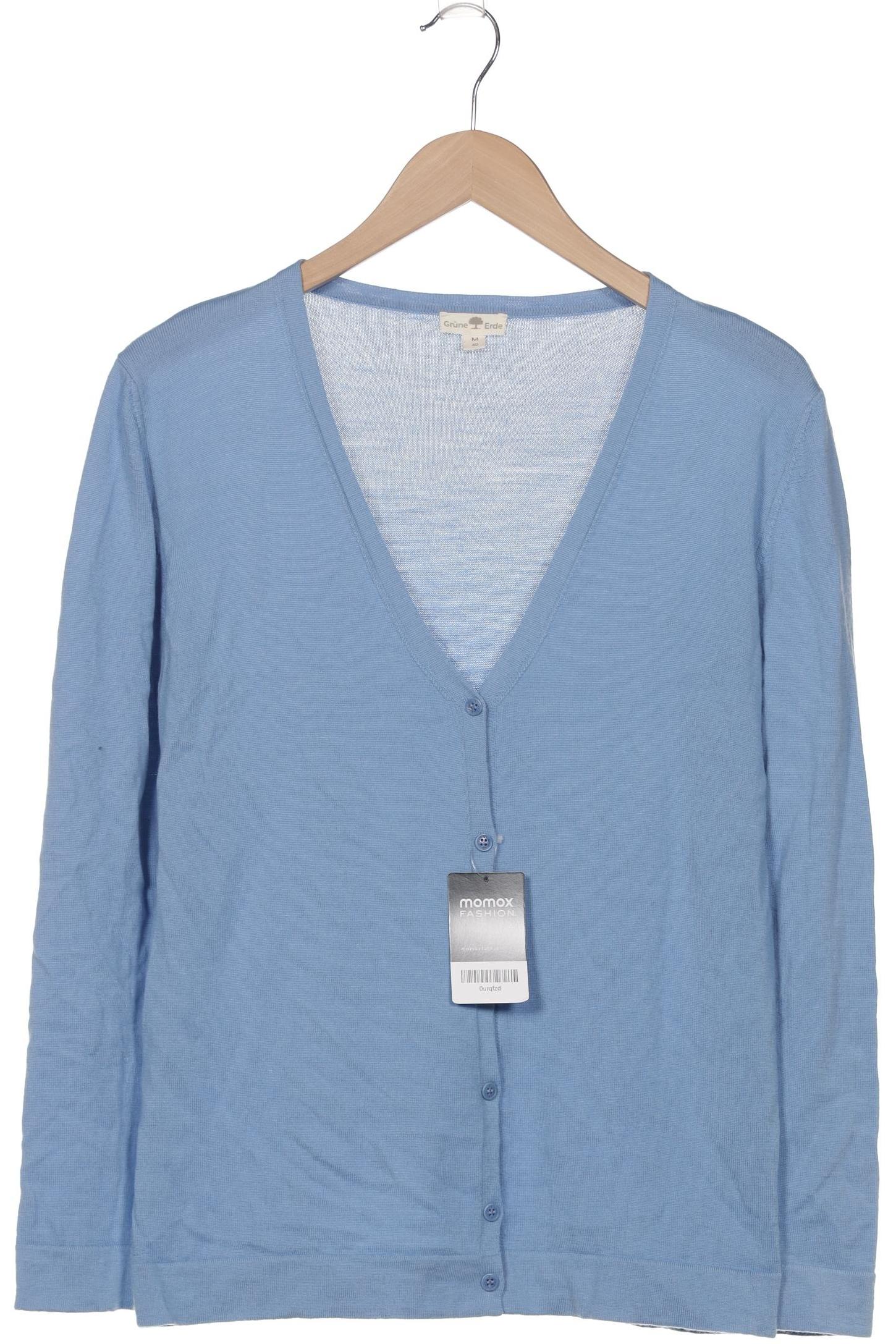 

Grüne Erde Damen Strickjacke, blau, Gr. 40