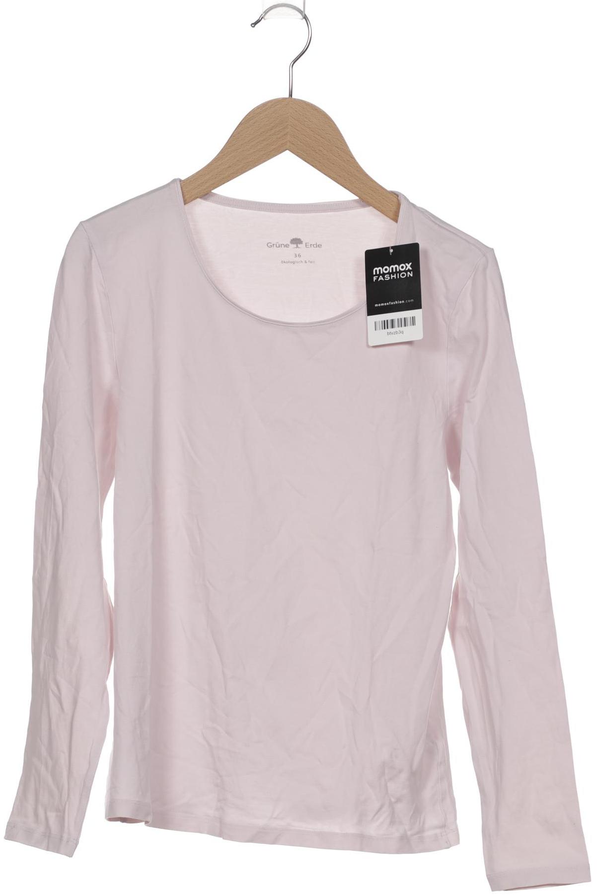 

Grüne Erde Damen Langarmshirt, pink, Gr. 36