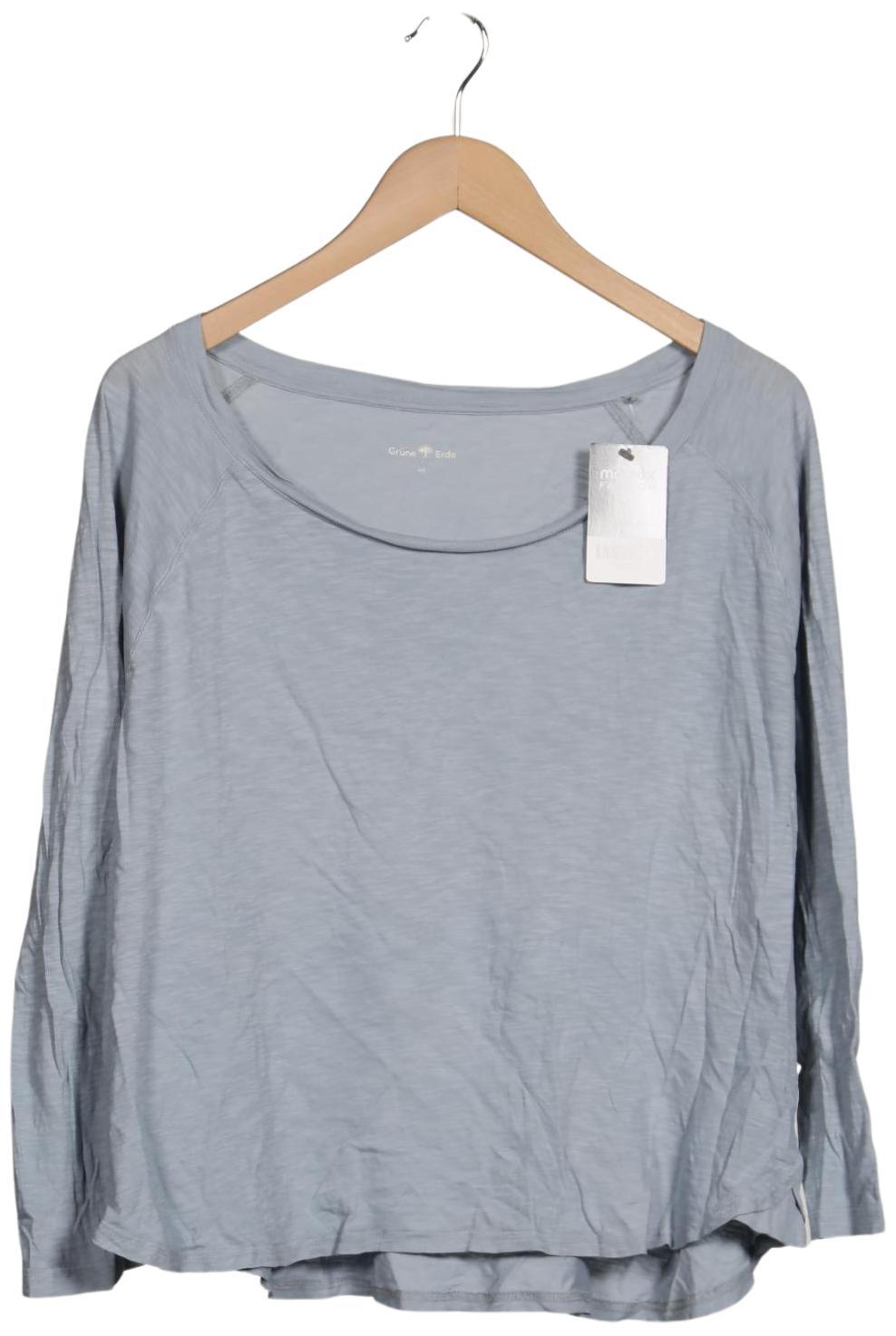 

Grüne Erde Damen Langarmshirt, hellblau, Gr. 46