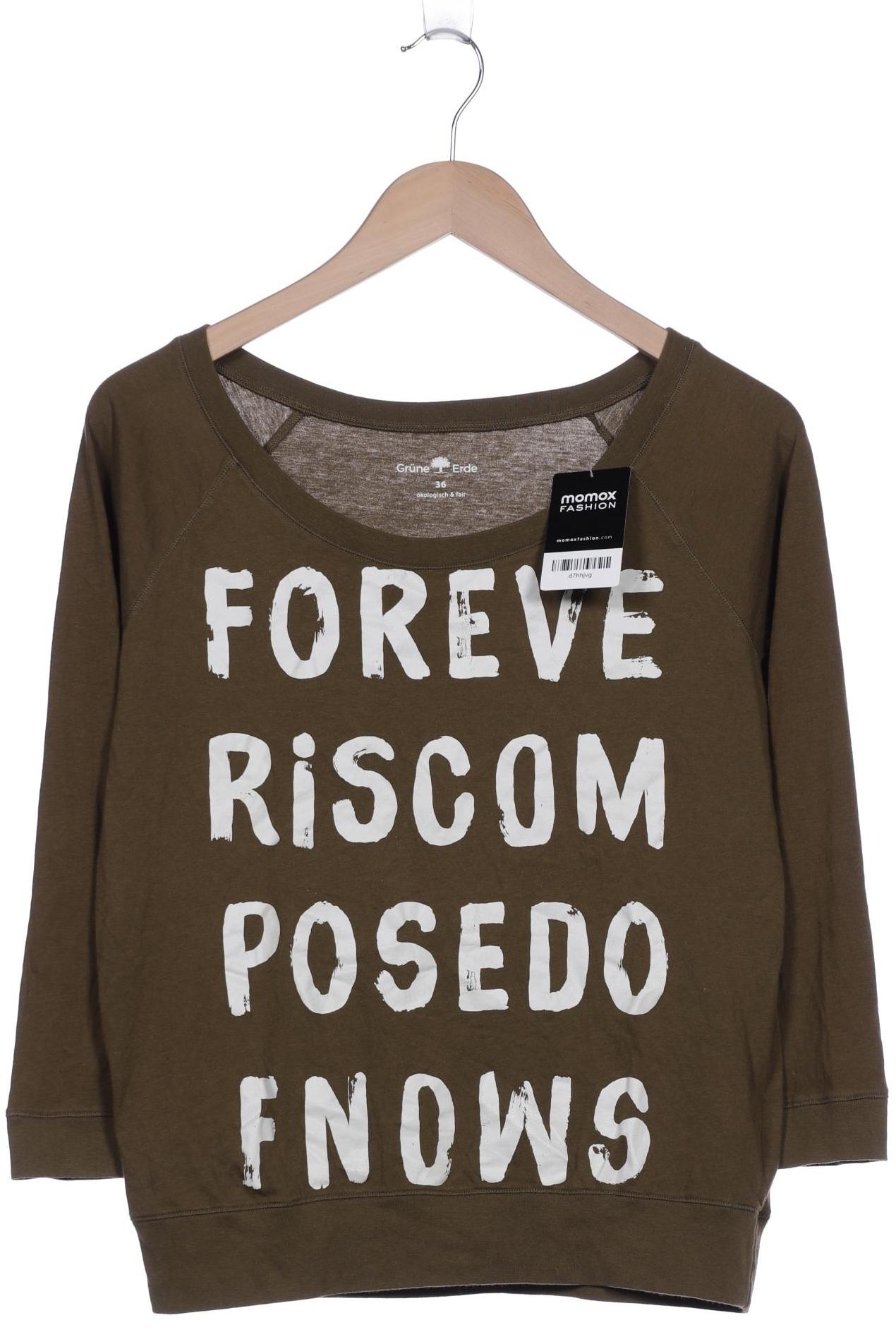 

Grüne Erde Damen Langarmshirt, grün, Gr. 36