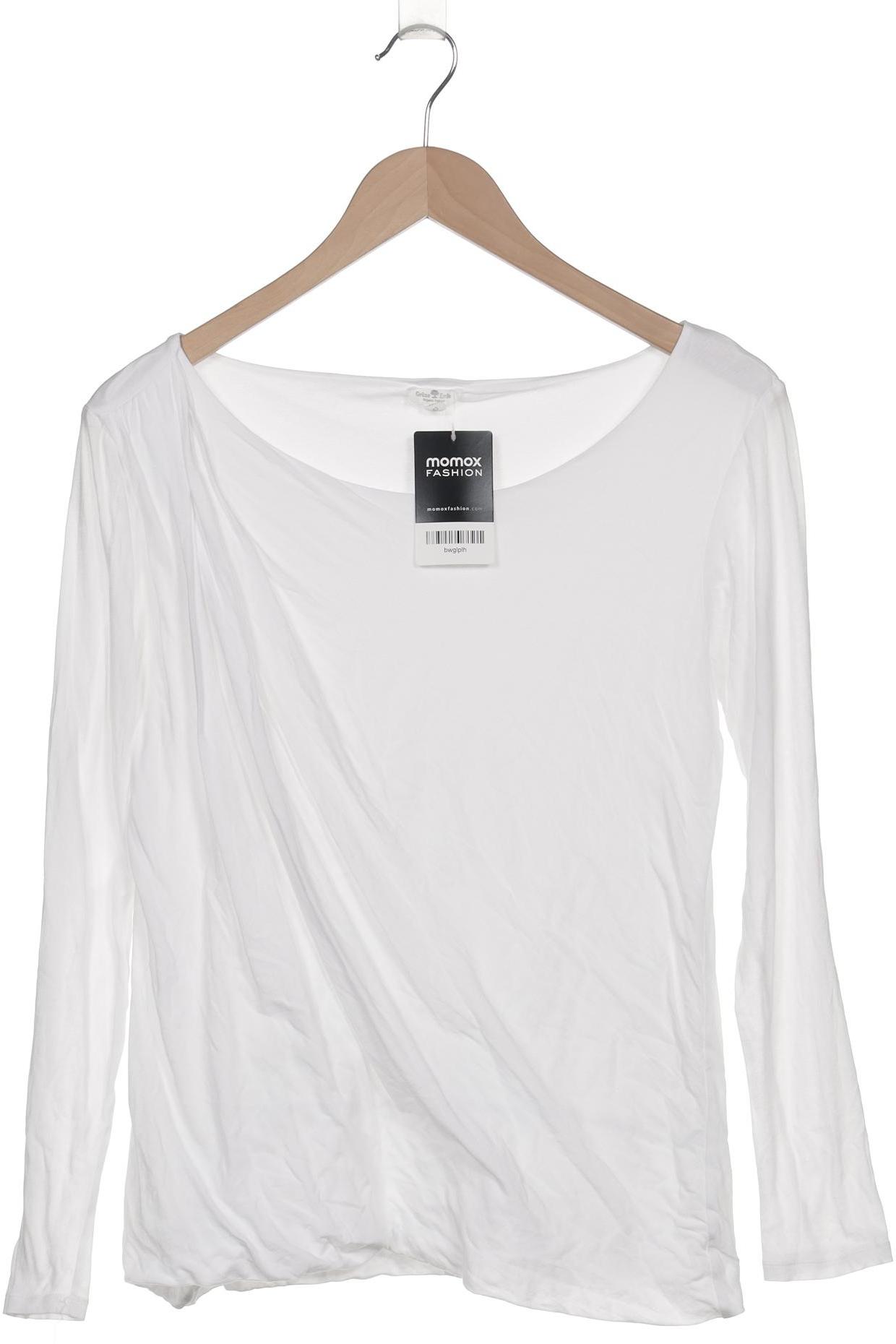 

Grüne Erde Damen Langarmshirt, weiß, Gr. 38