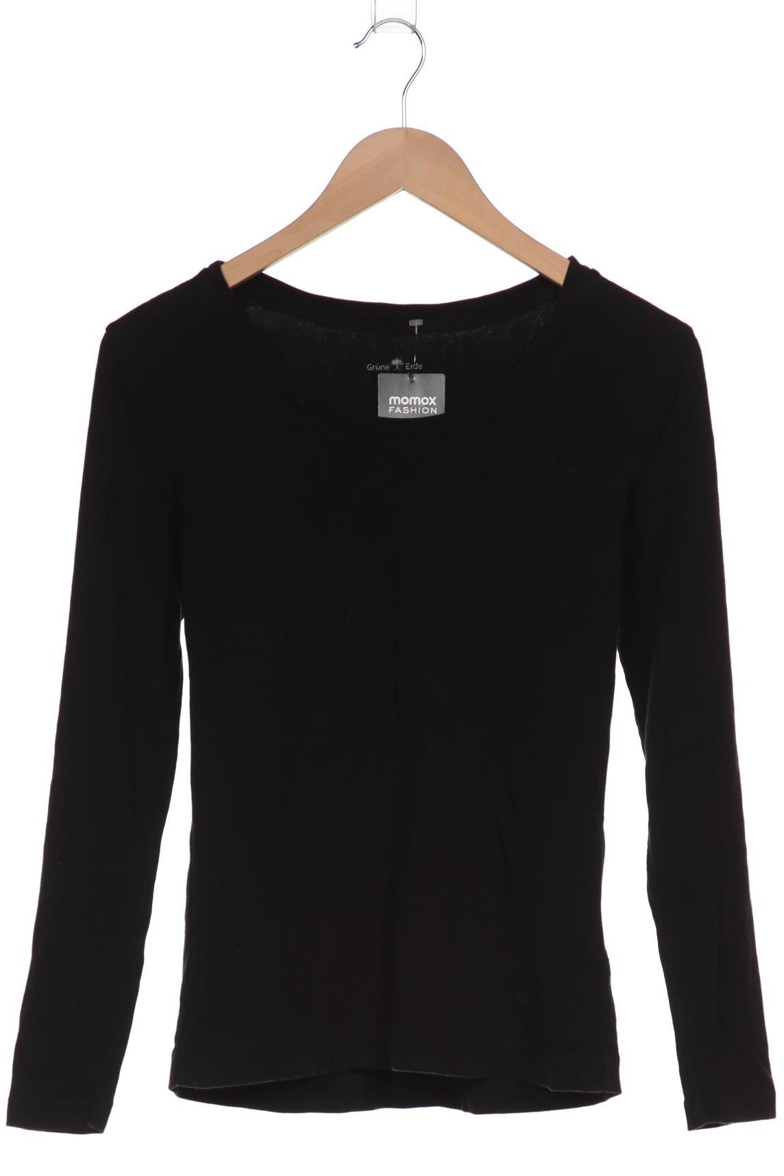 

Grüne Erde Damen Langarmshirt, schwarz