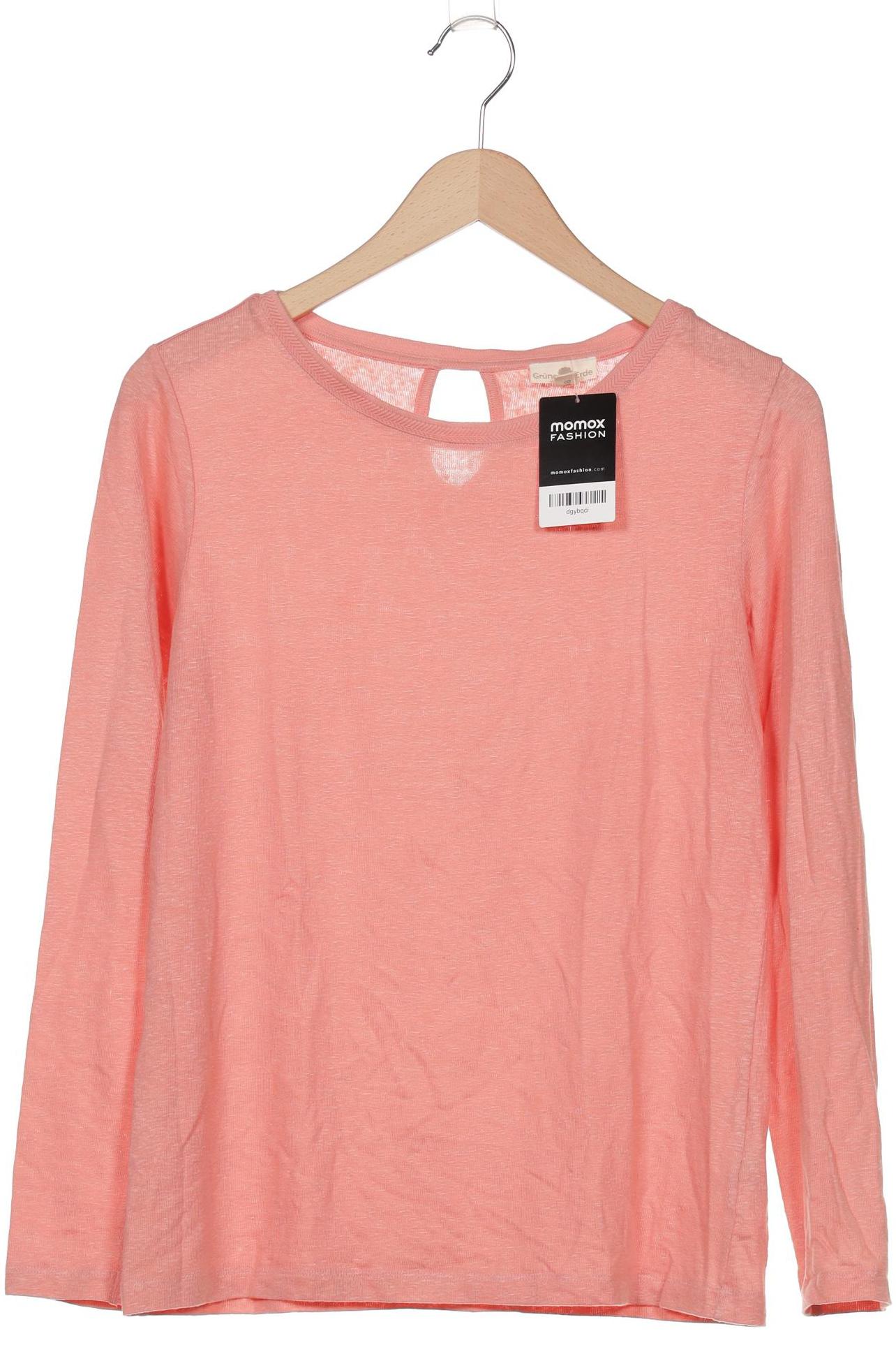 

Grüne Erde Damen Langarmshirt, pink, Gr. 38