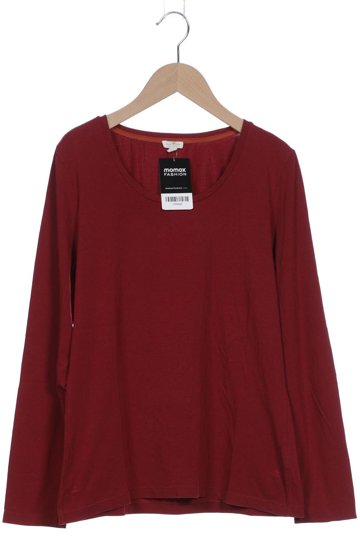 

Grüne Erde Damen Langarmshirt, bordeaux, Gr. 42