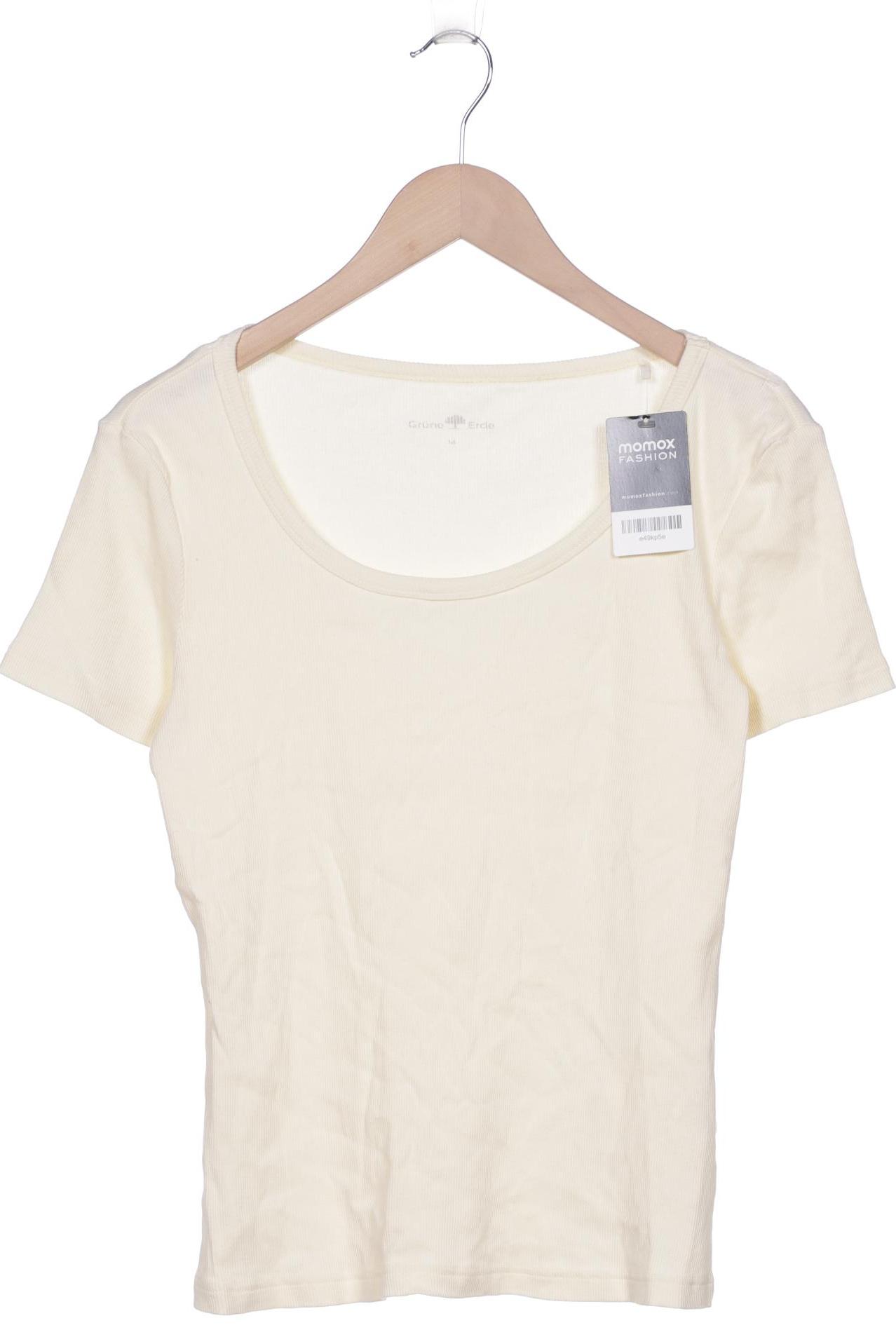 

Grüne Erde Damen T-Shirt, cremeweiß